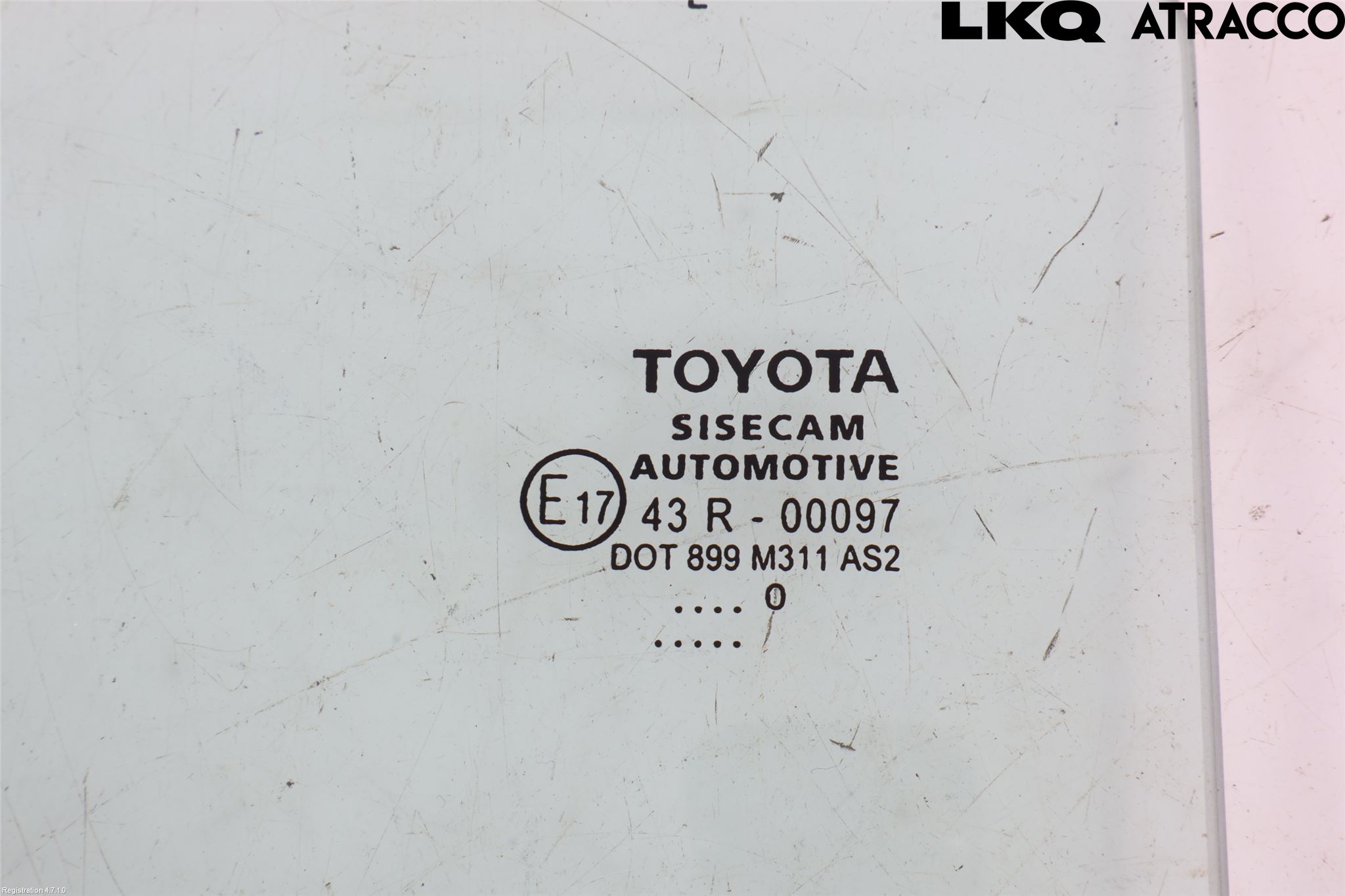 Toyota C-HR 16-23 Dørrute Bak Vens Trekant 4D