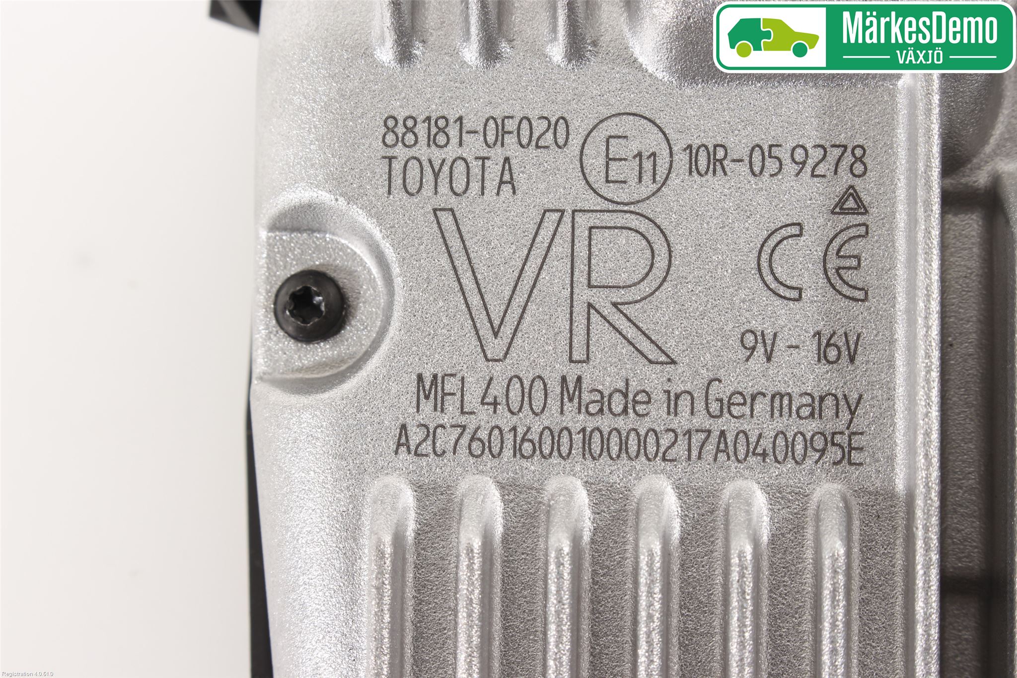 Toyota VERSO 09-18 Sensor Kollisjonsbeskyttelse