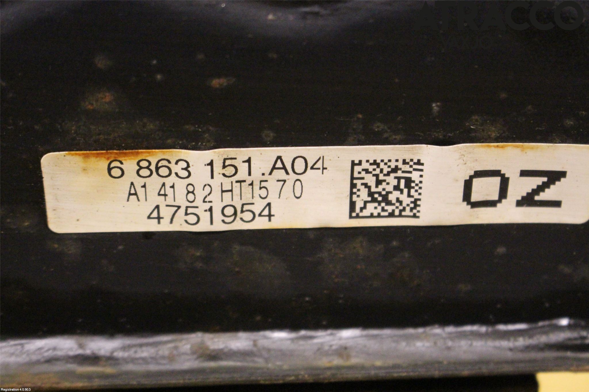 BMW 4 F32/F33/F82/F83 13-20 Bakaksel Feste Travers-Ramme