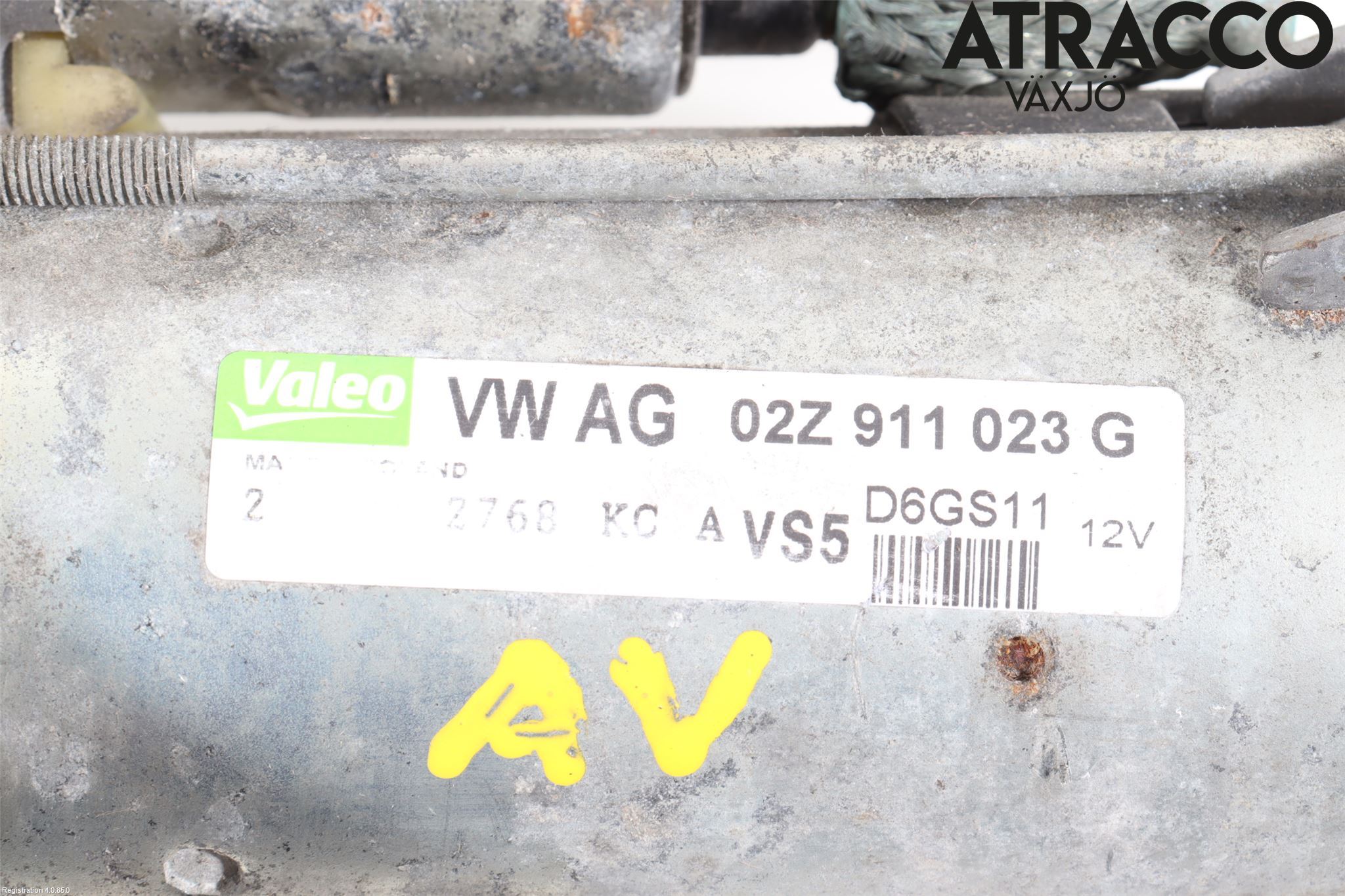 Volkswagen VW GOLF VI 09-13 Startmotor