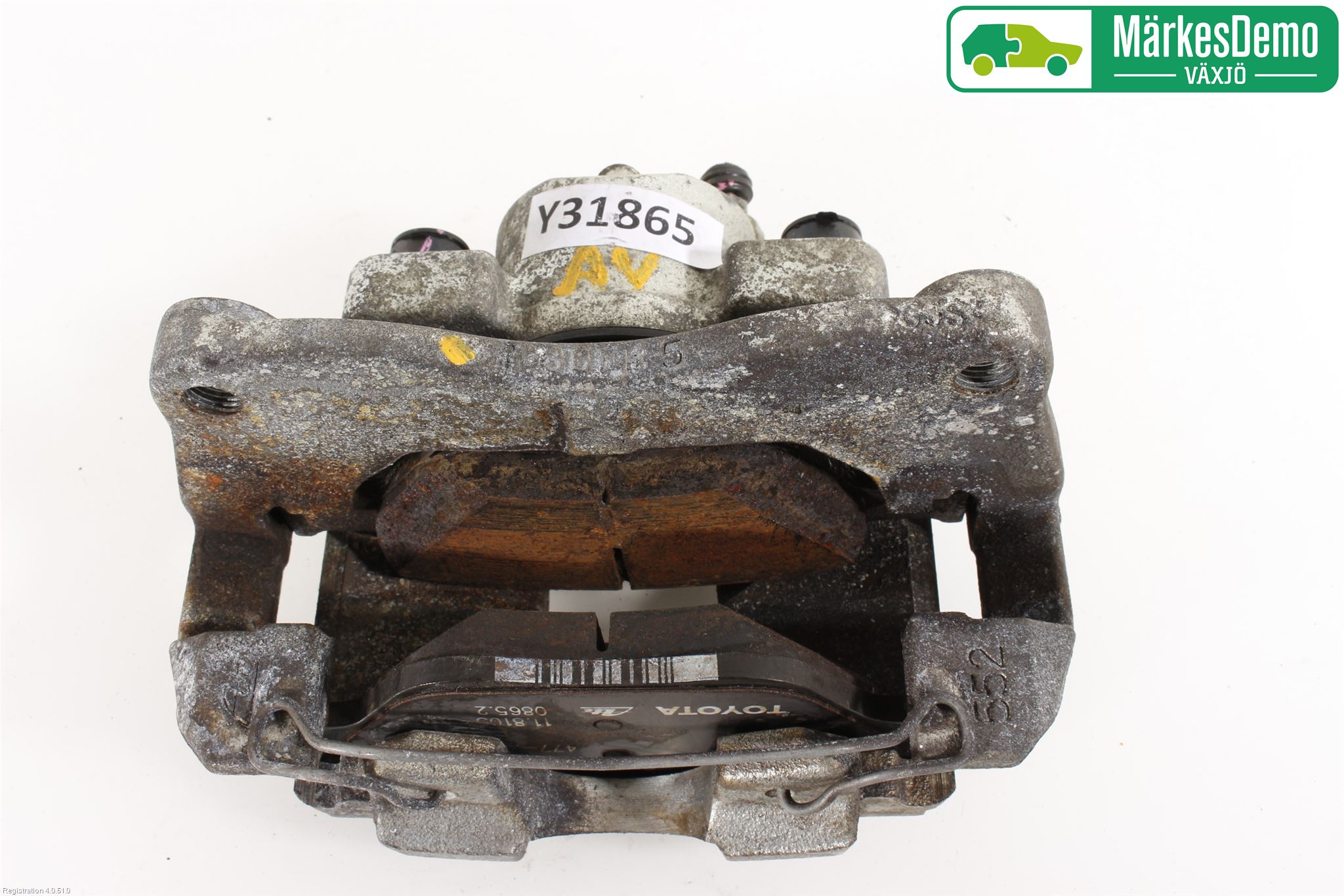 Toyota YARIS XP130 15-20 Bremsecaliper Foran Høyre