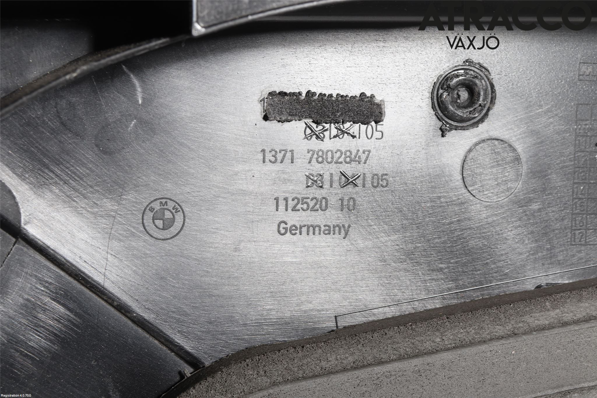 BMW 5 F10/F11/F18 09-17 Motor Deksel Over Motor