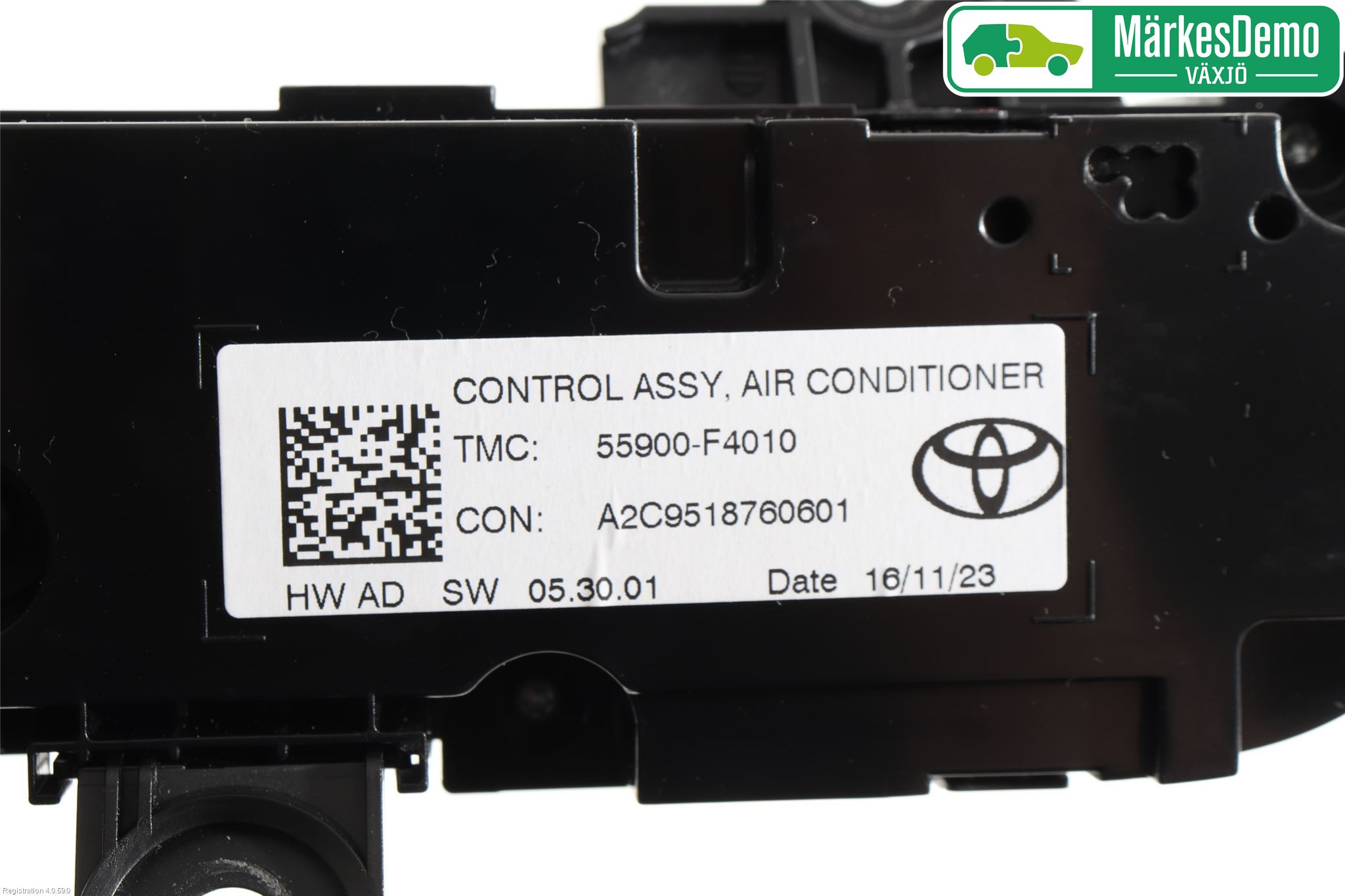Toyota C-HR 16-23 Varme Ac Betjening-Display