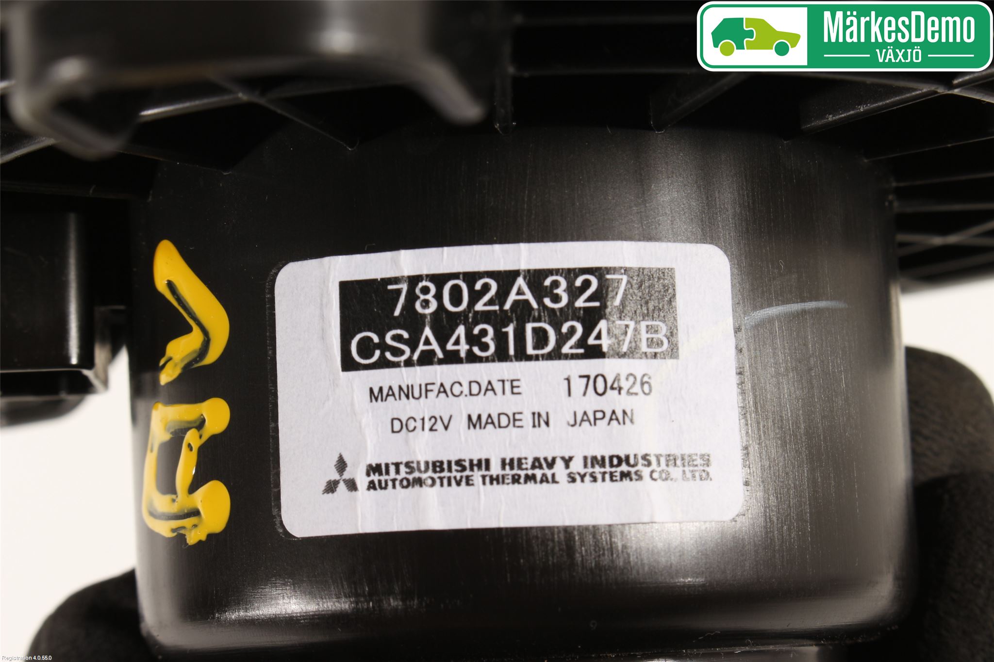 Mitsubishi OUTLANDER 13-21 Varmeapparat Viftemotor