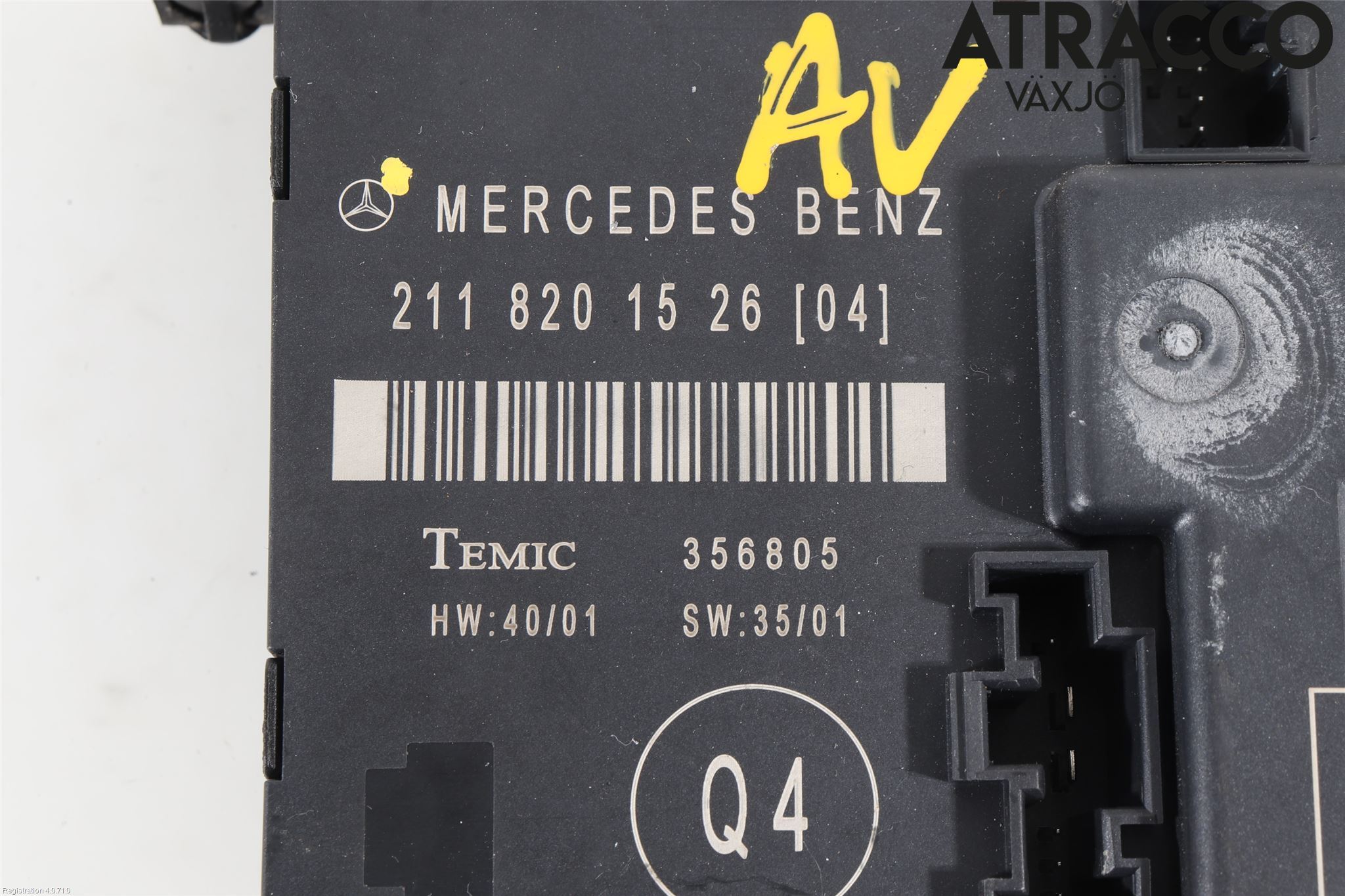Mercedes-Benz MB E-KLASS (W211) 02-09 Styreenhet Dør