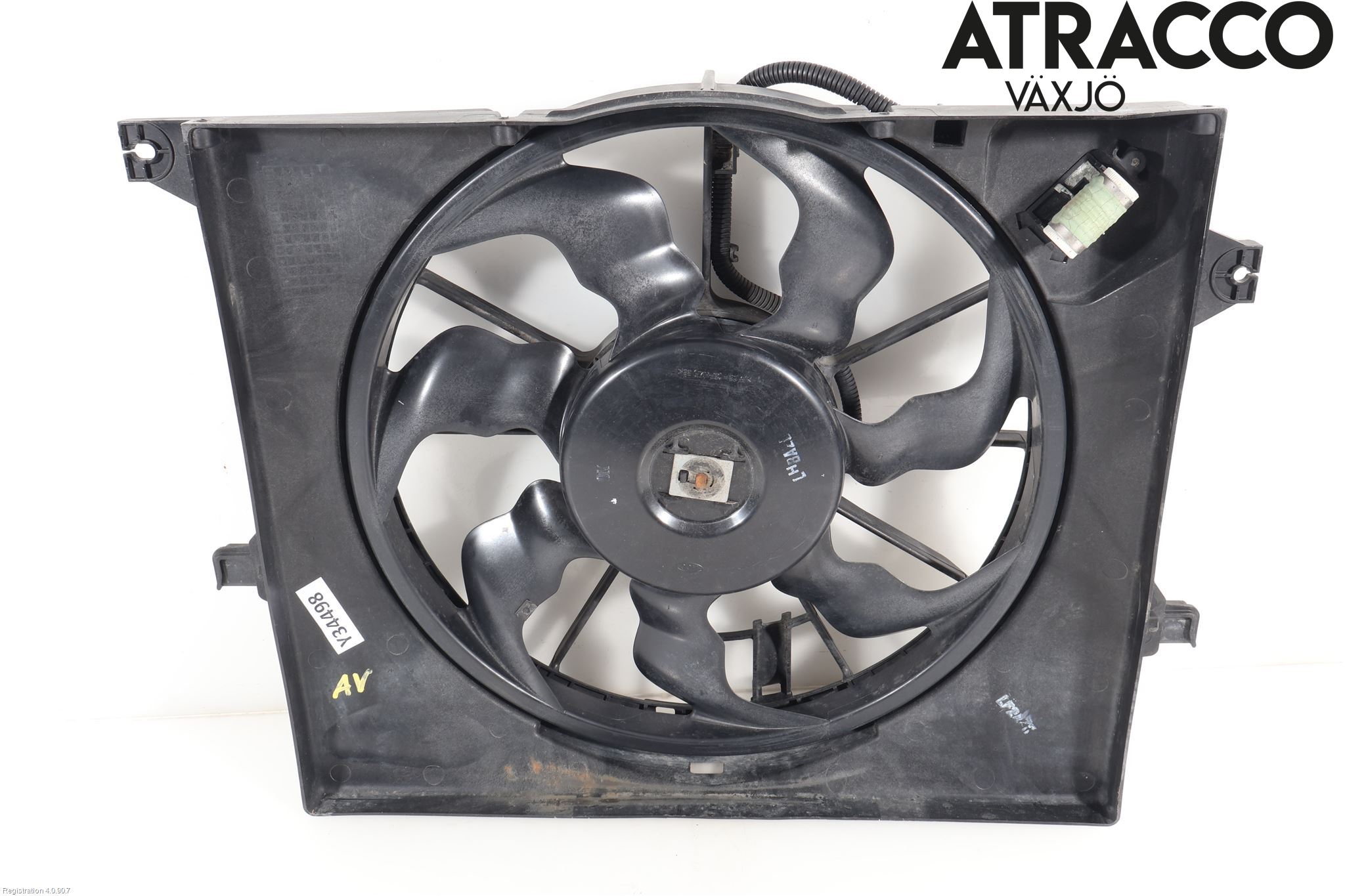 Kia VENGA 10-19 Kjølevifte-Radiator Hus-Kåpe
