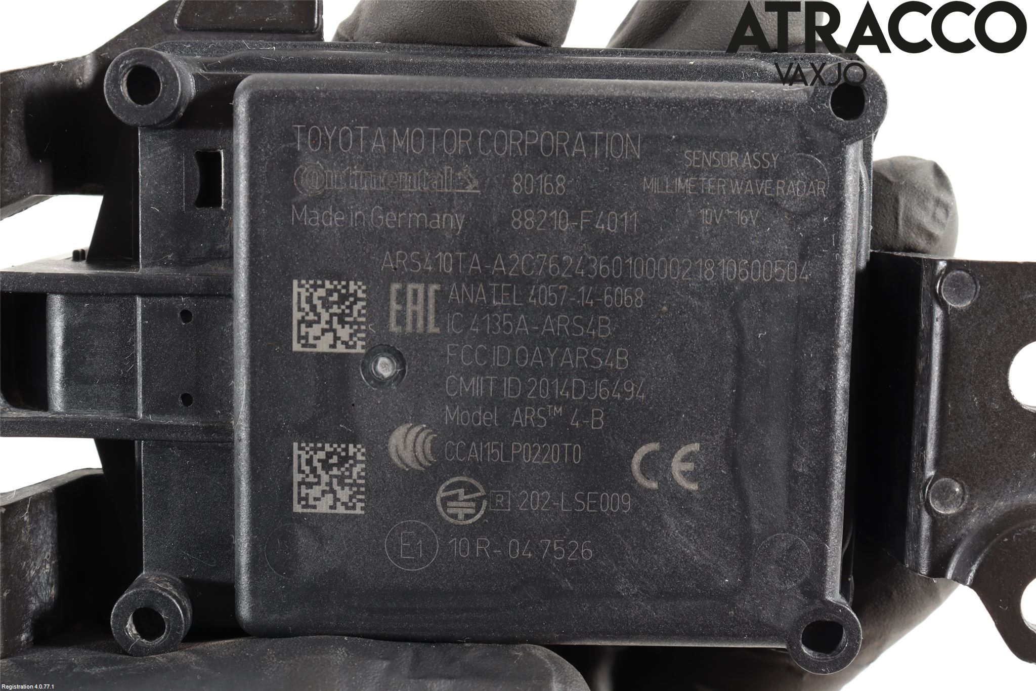 Toyota C-HR 16-23 Sensor Kollisjonsbeskyttelse