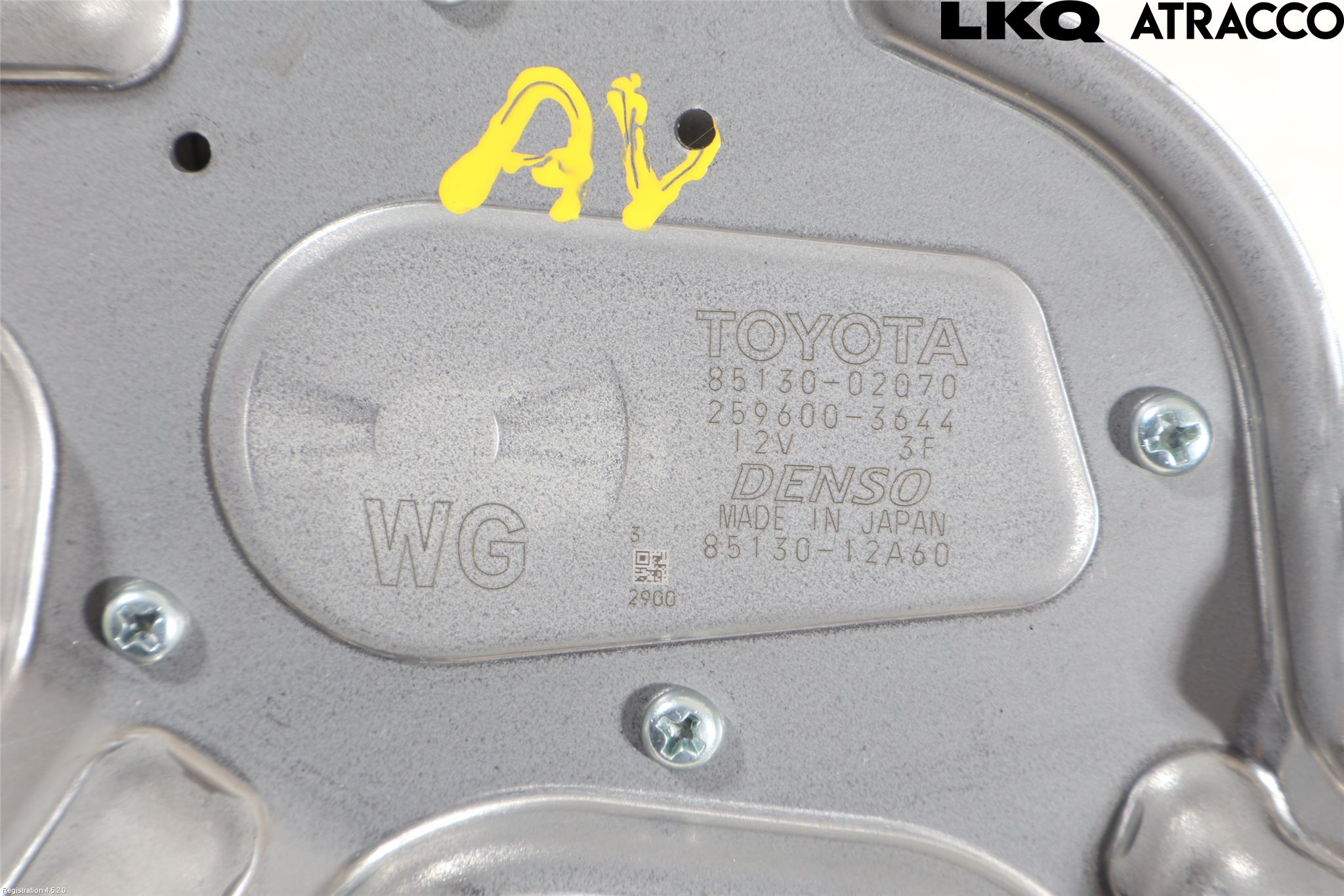 Toyota COROLLA 19- Viskermotor Bakluke