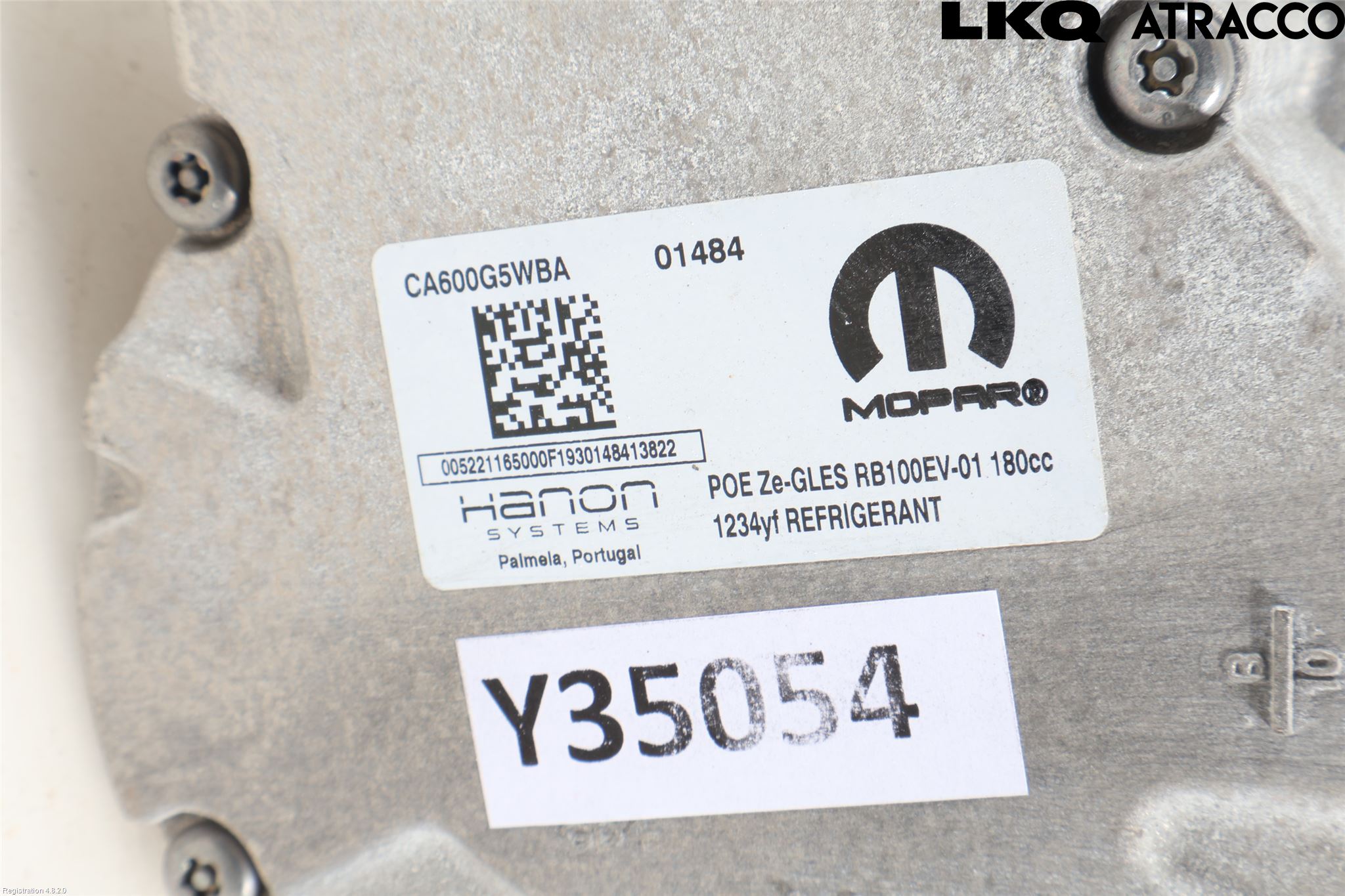 Fiat 500e 20- Varme Ac Kompressor