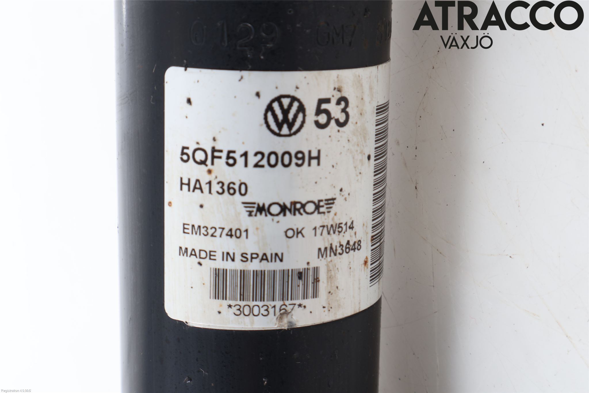 Volkswagen VW TIGUAN 16-24 Støtdemper Bak