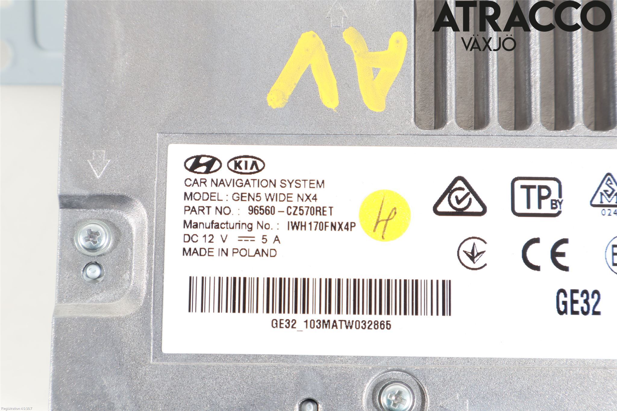 Hyundai TUCSON 05- Stereo Radio Med Cd