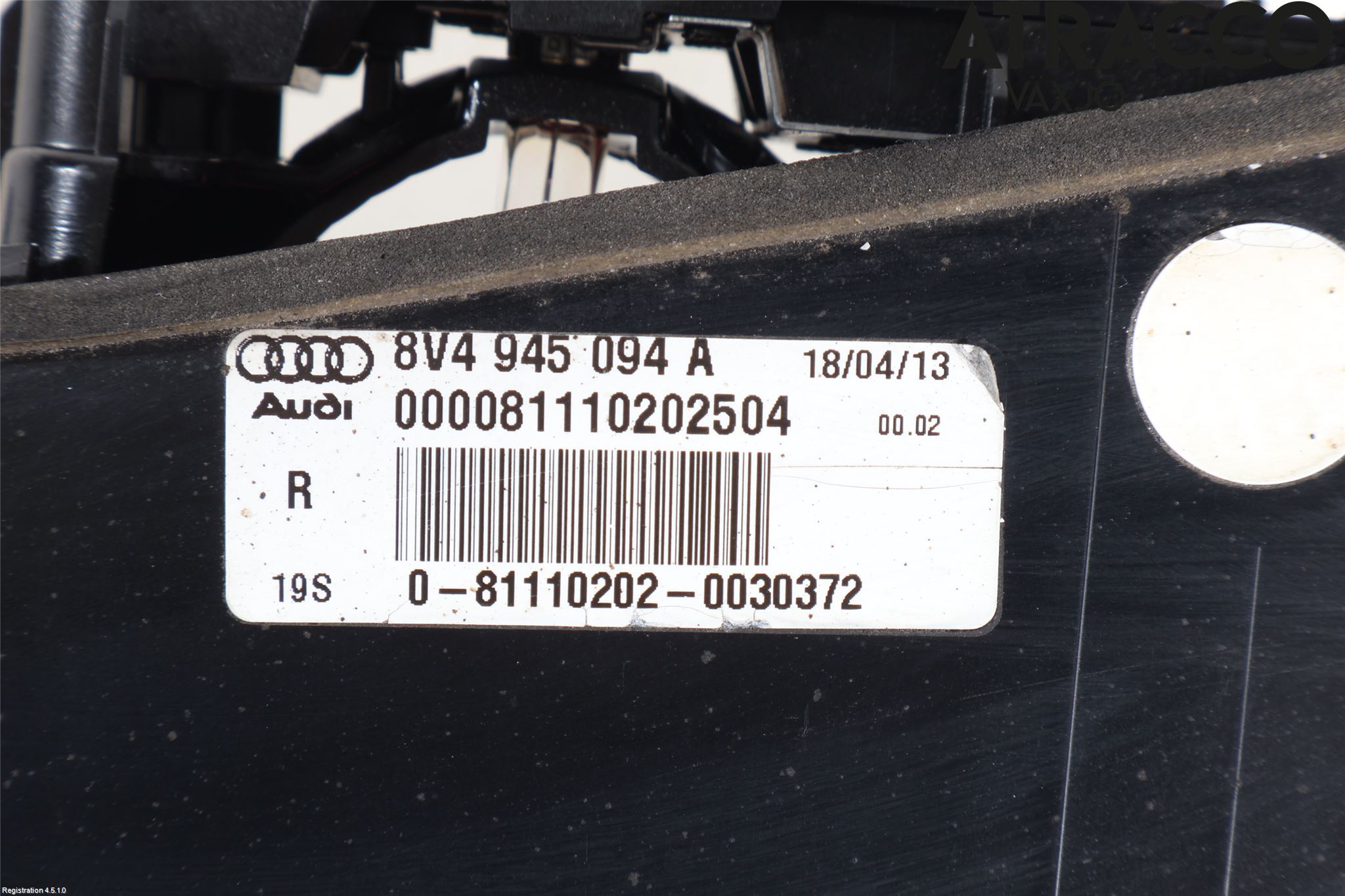 Audi A3/S3 8V 13-20 Baklykt Høyre  På Luke(Indre)