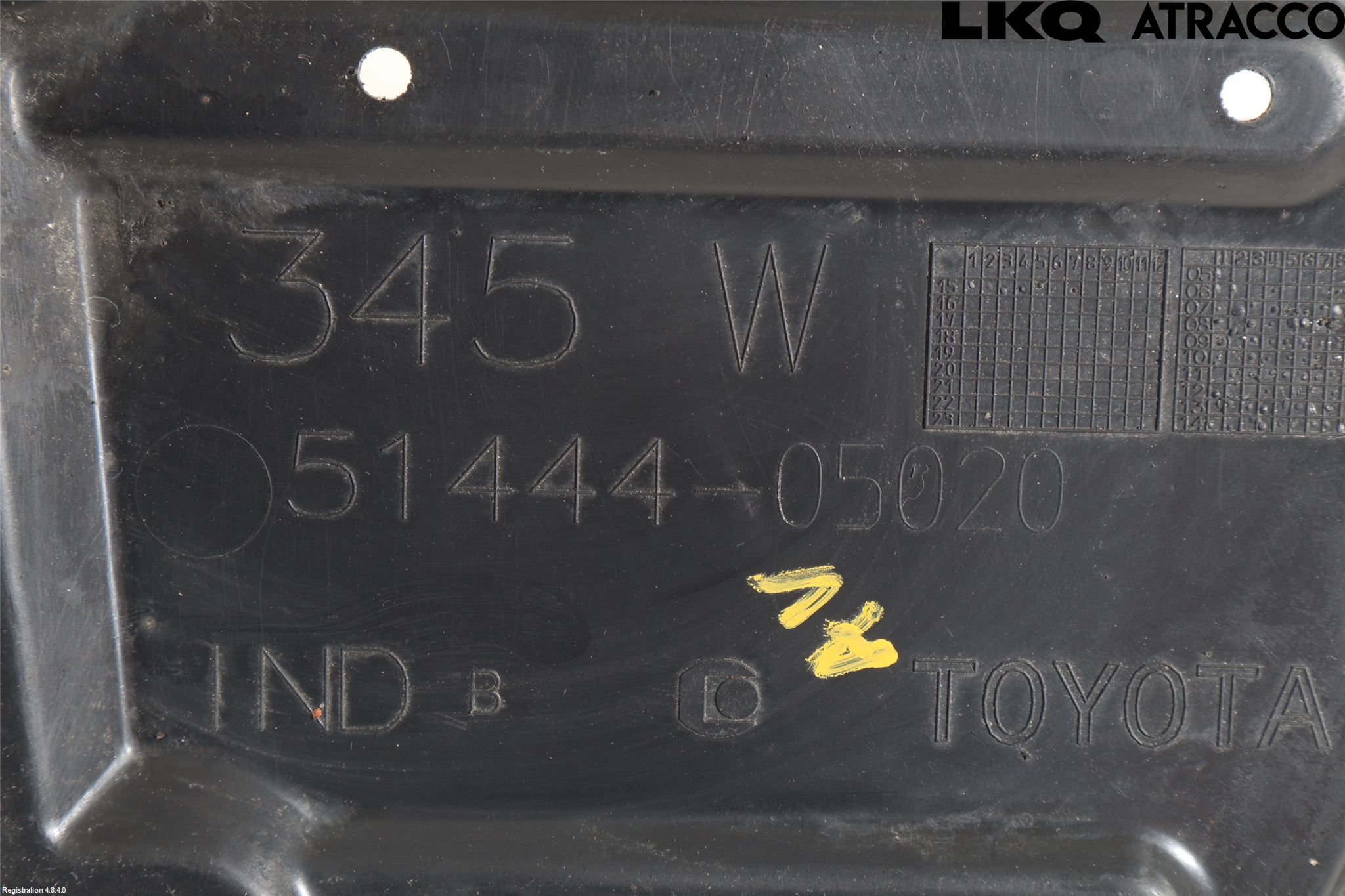 Toyota AVENSIS 16-18 Bunnplate U Motor-Gear-Dørk