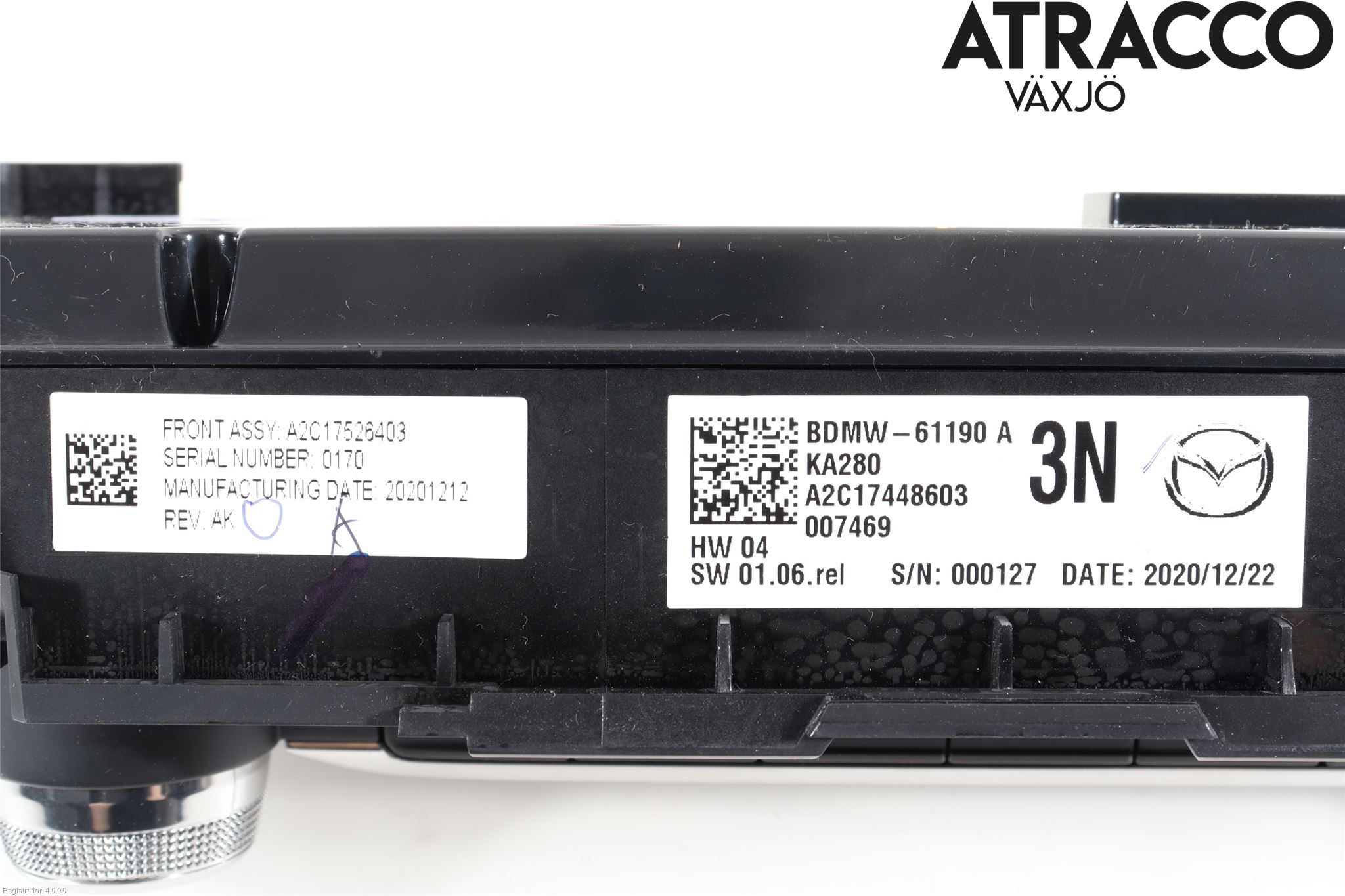 Mazda CX-30 20- Varme Ac Betjening-Display
