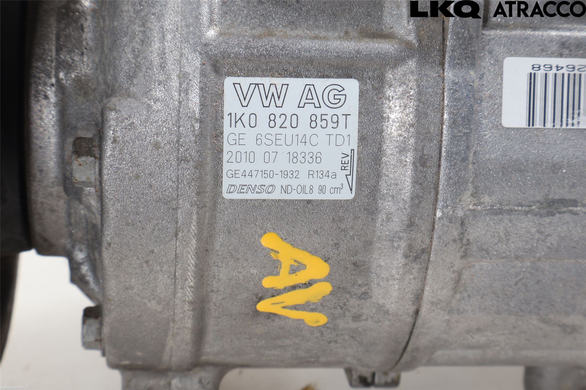 Volkswagen VW TIGUAN 07-16 Varme Ac Kompressor