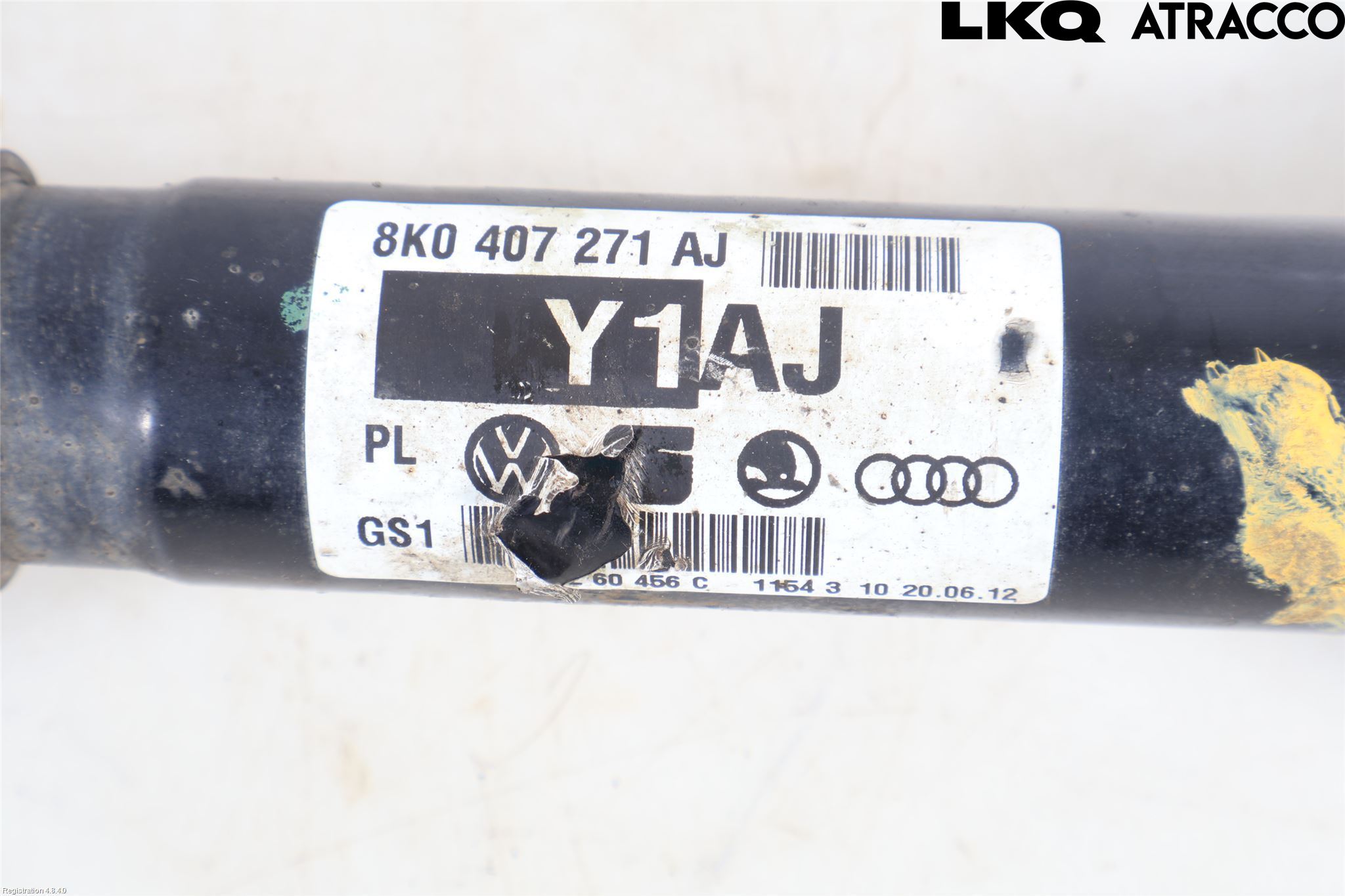 Audi A5 07-16 Drivaksel Foran Kompl Venstre