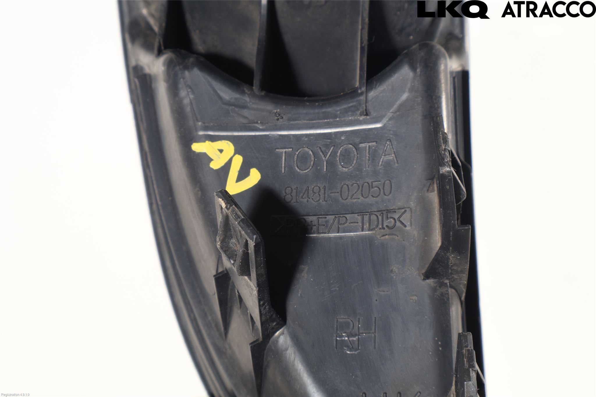 Toyota AURIS 07-09 Frontlykt Kurve-Tåkelys Ramme