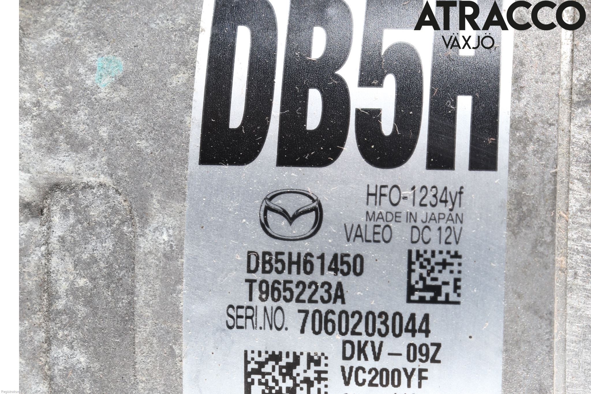 Mazda CX-3 Varme Ac Kompressor