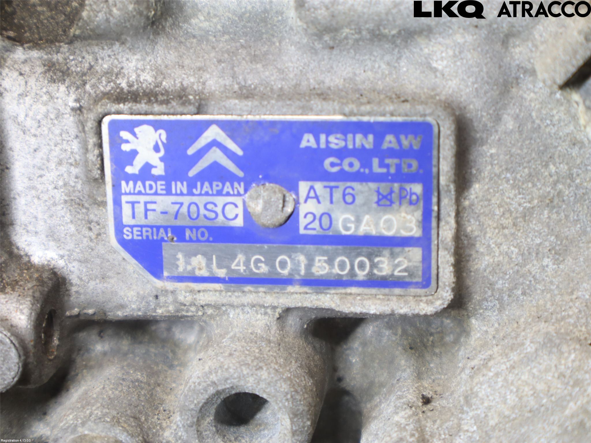Peugeot 508 11-18 Gearkasse Automat