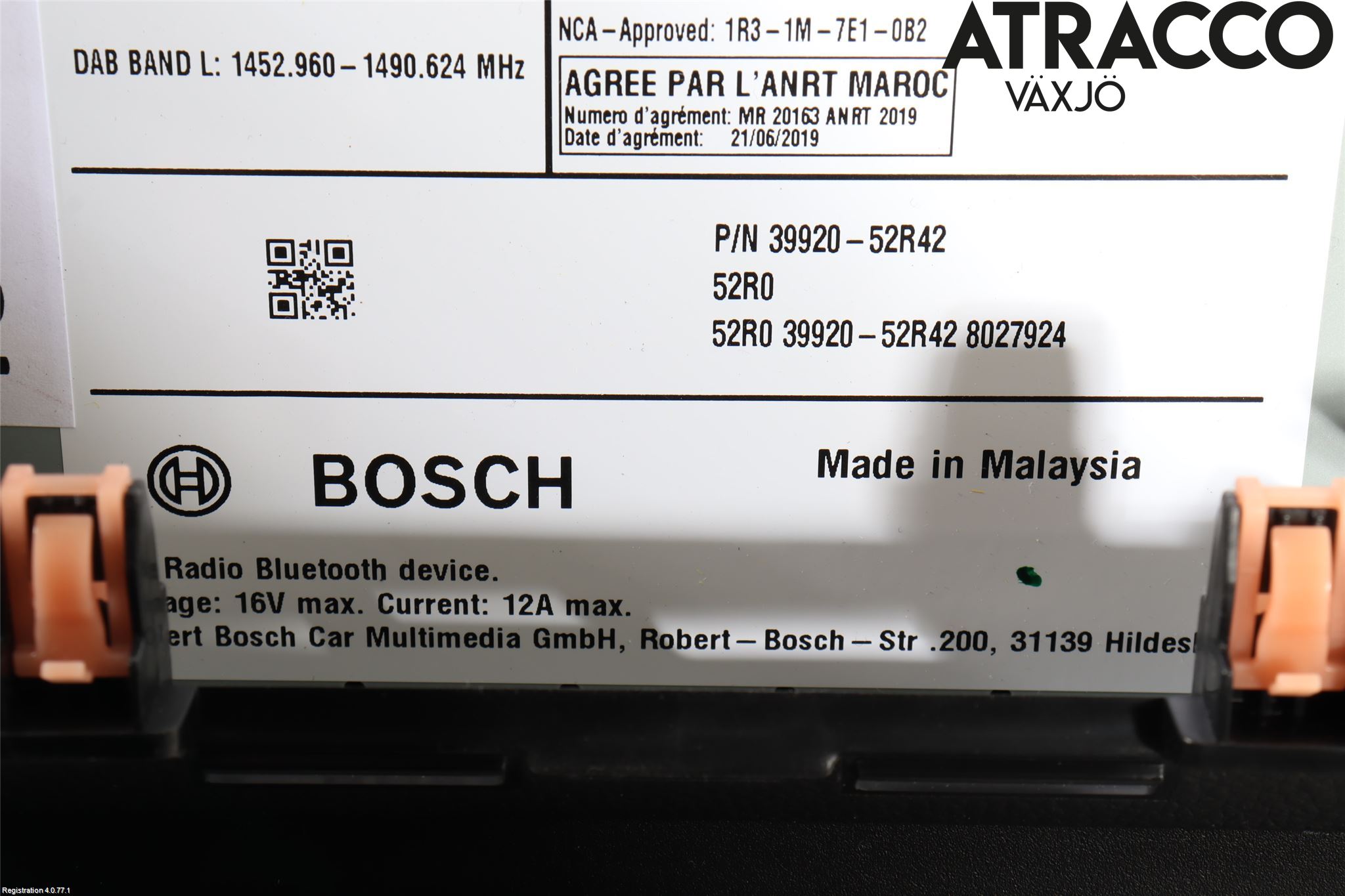 Suzuki SWIFT 17-24 Stereo Radio Med Cd