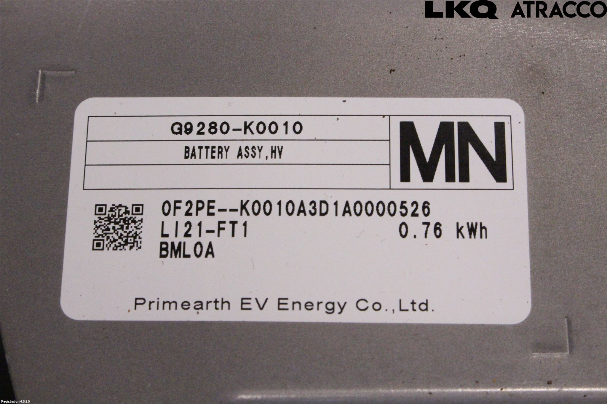 Toyota YARIS XP21 20- Hybrid Batteri