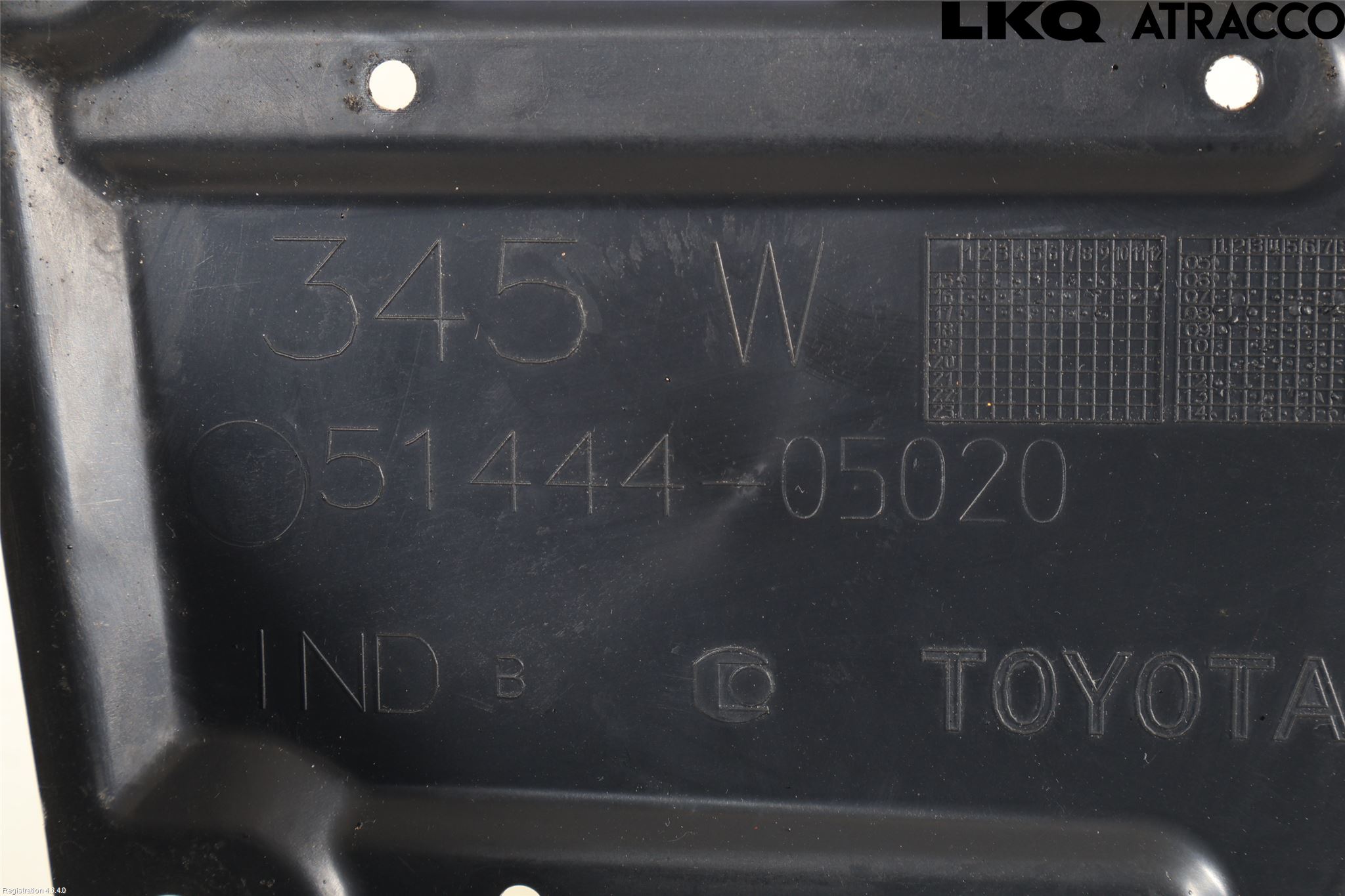 Toyota AURIS 13-19 Bunnplate U Motor-Gear-Dørk