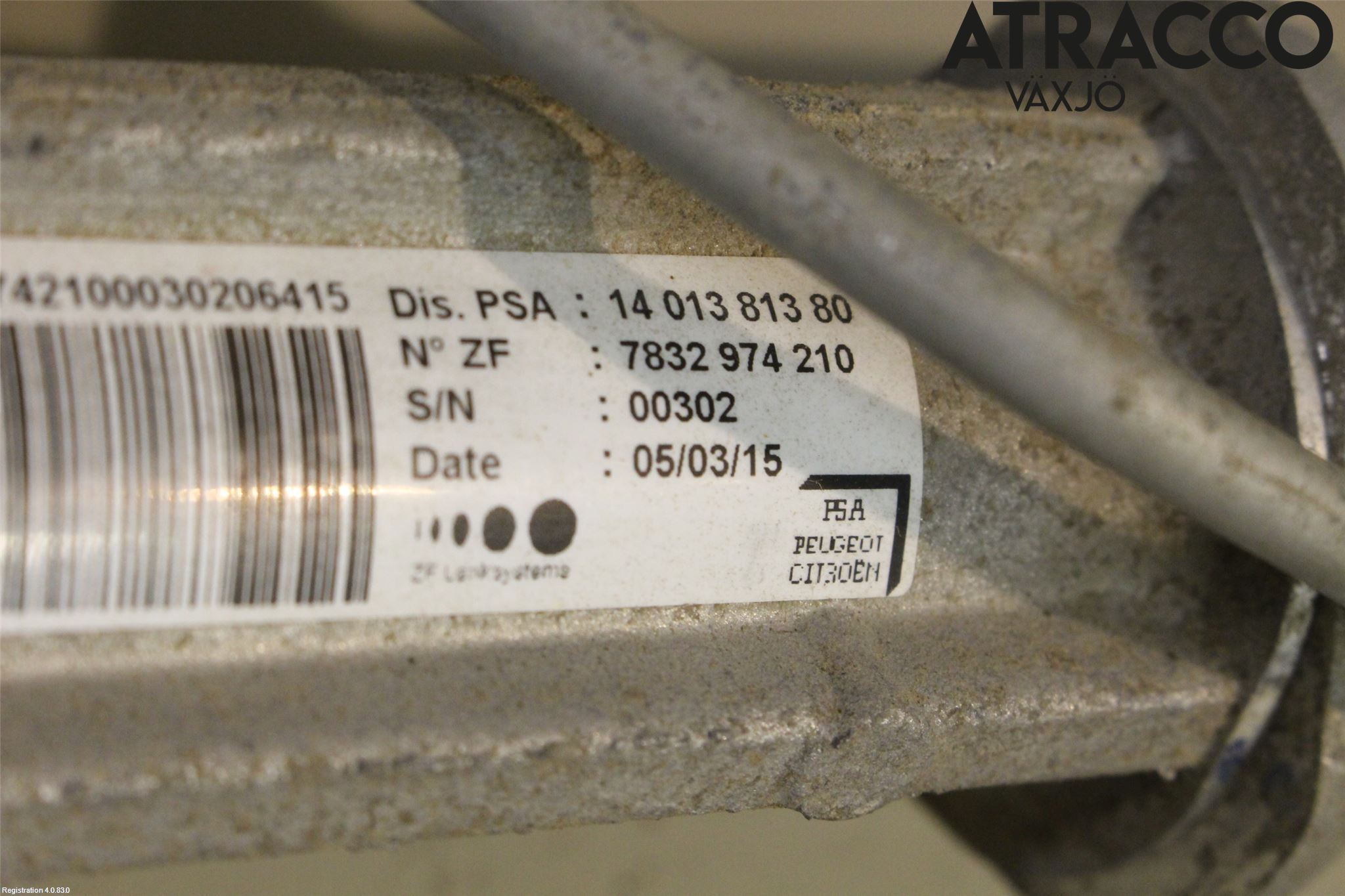 Peugeot EXPERT 15-16 Servo Snekke - Tannstang