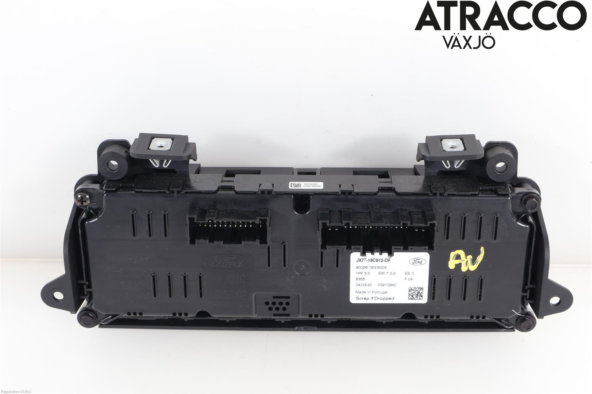 Ford FOCUS 19- Varme Ac Betjening-Display