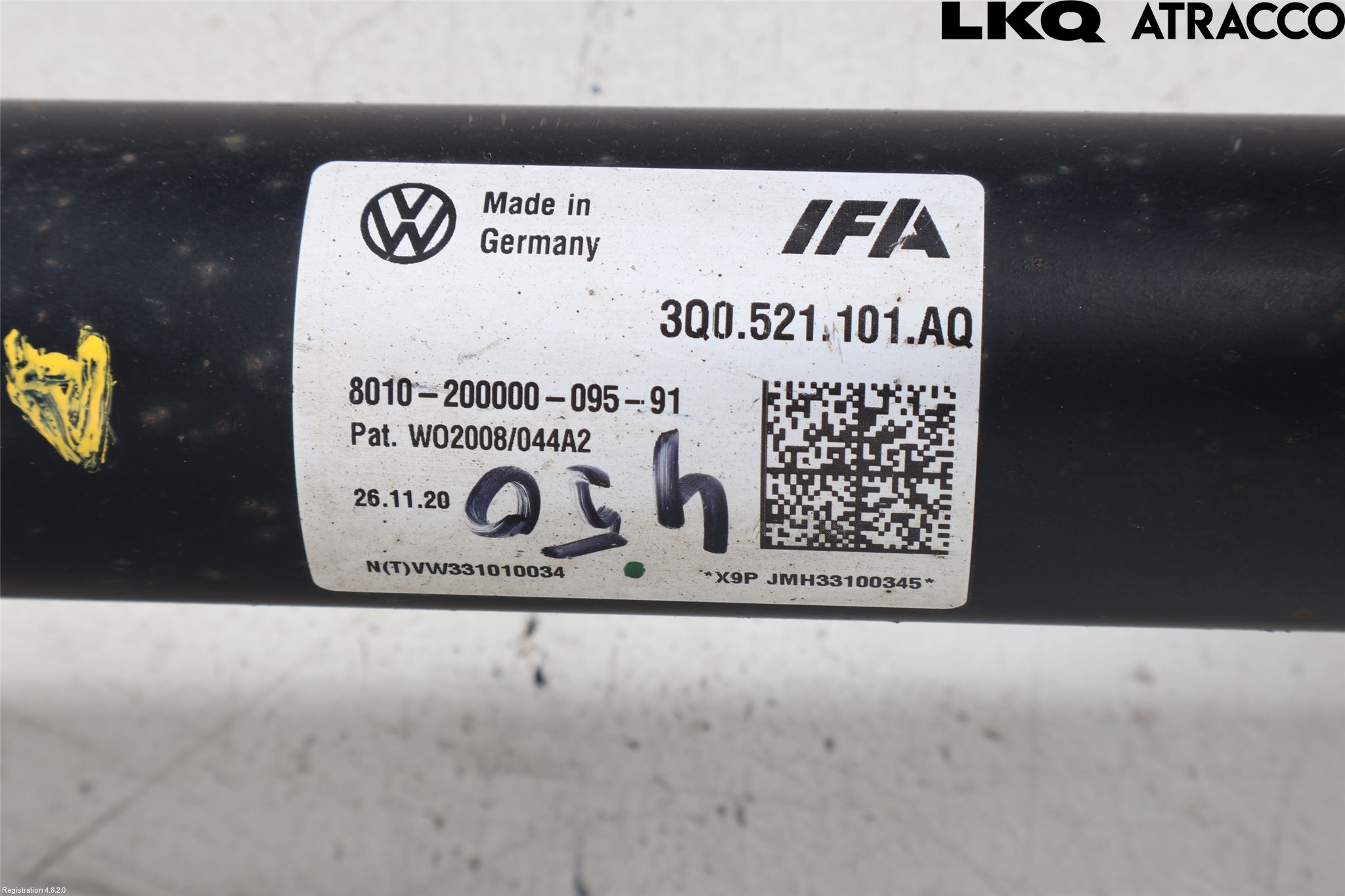 Volkswagen VW ARTEON 17- Mellomaksel Kompl