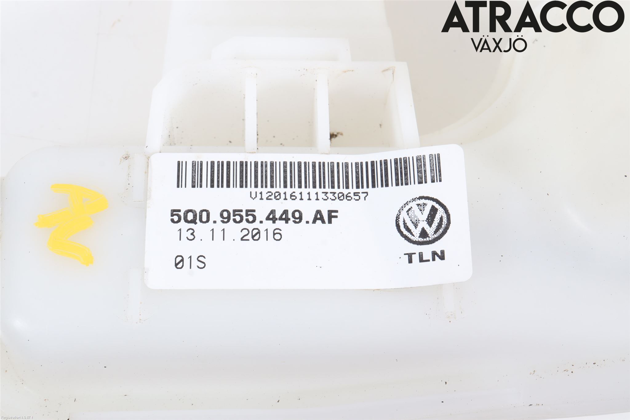 Volkswagen VW GOLF / E-GOLF VII 13-20 Spylerbeholder Frontrute-Lykte