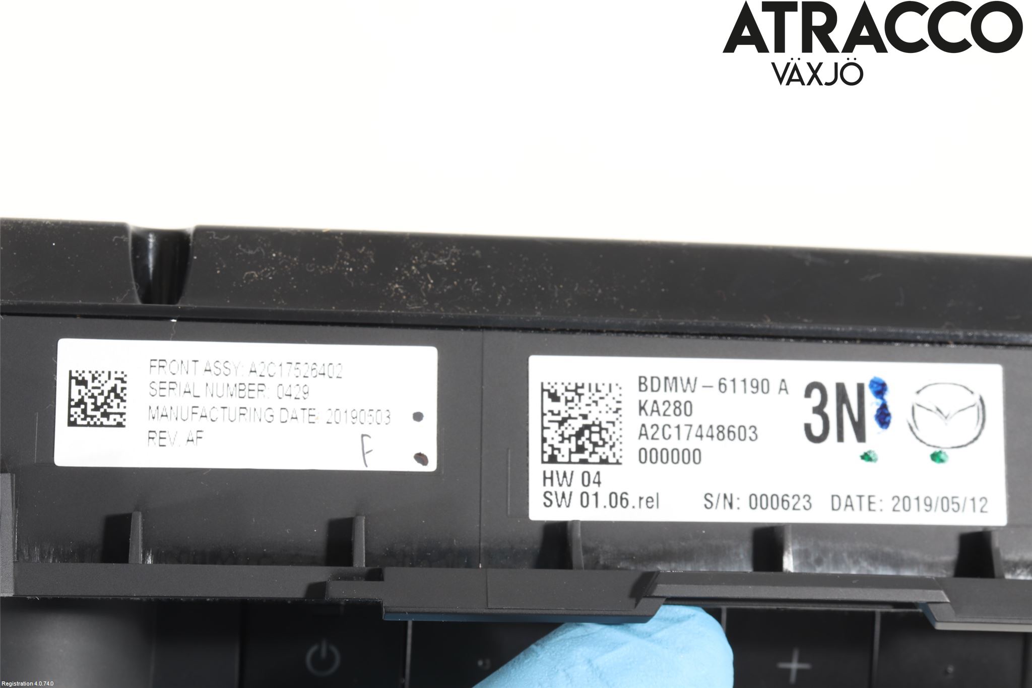 Mazda CX-30 20- Varme Ac Betjening-Display