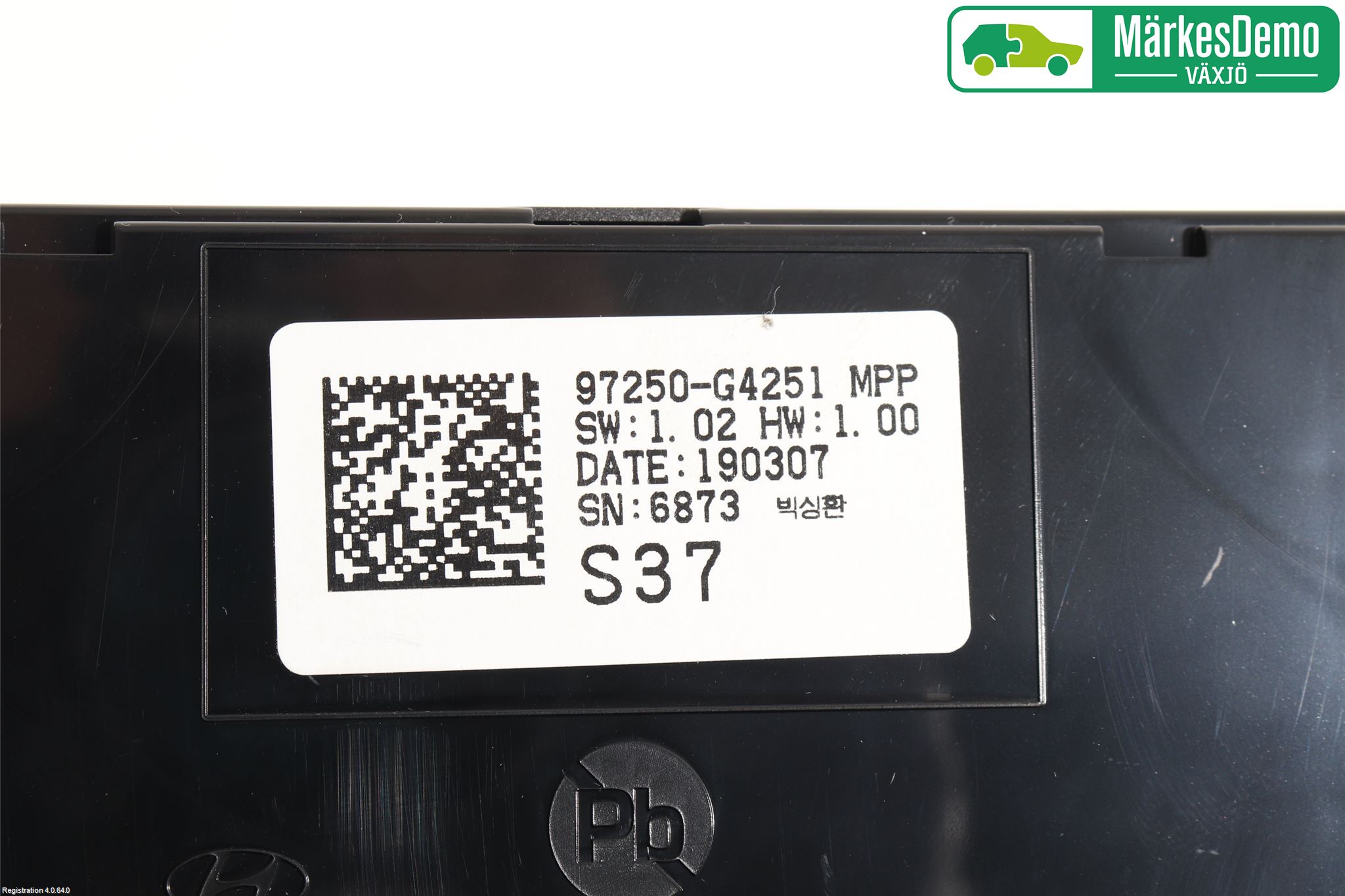 Hyundai i30 PD 17- Varme Ac Betjening-Display
