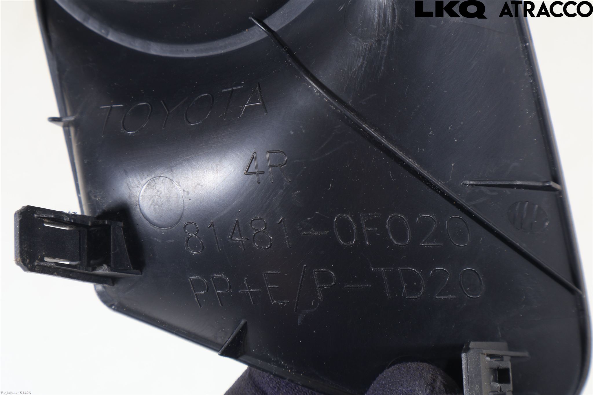 Toyota VERSO 09-18 Frontlykt Kurve-Tåkelys Ramme