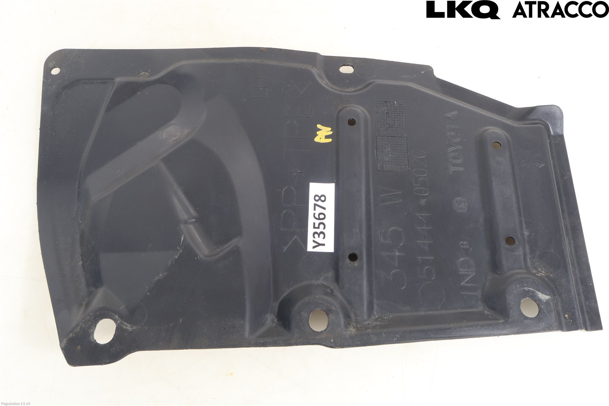 Toyota AURIS 13-19 Bunnplate U Motor-Gear-Dørk