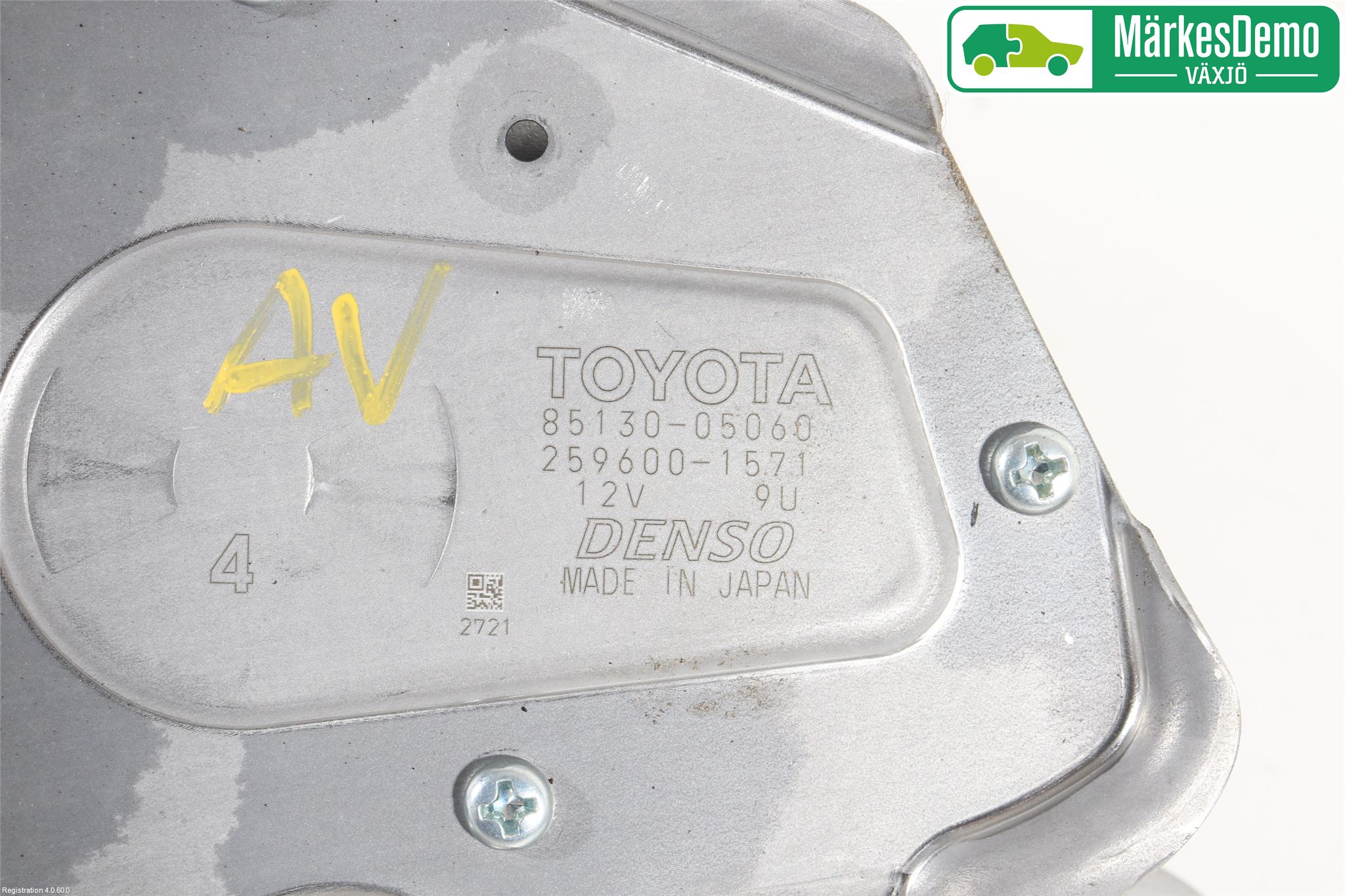 Toyota AVENSIS 16-18 Viskermotor Bakluke