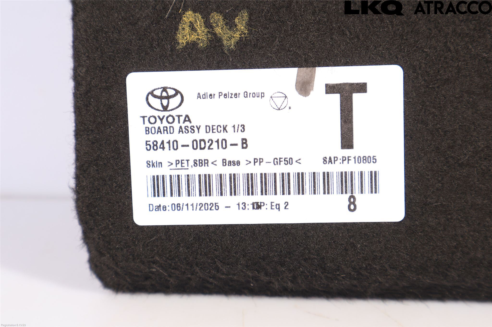 Toyota YARIS CROSS XP21 21- Bakluke Bun (Utgår 5023)