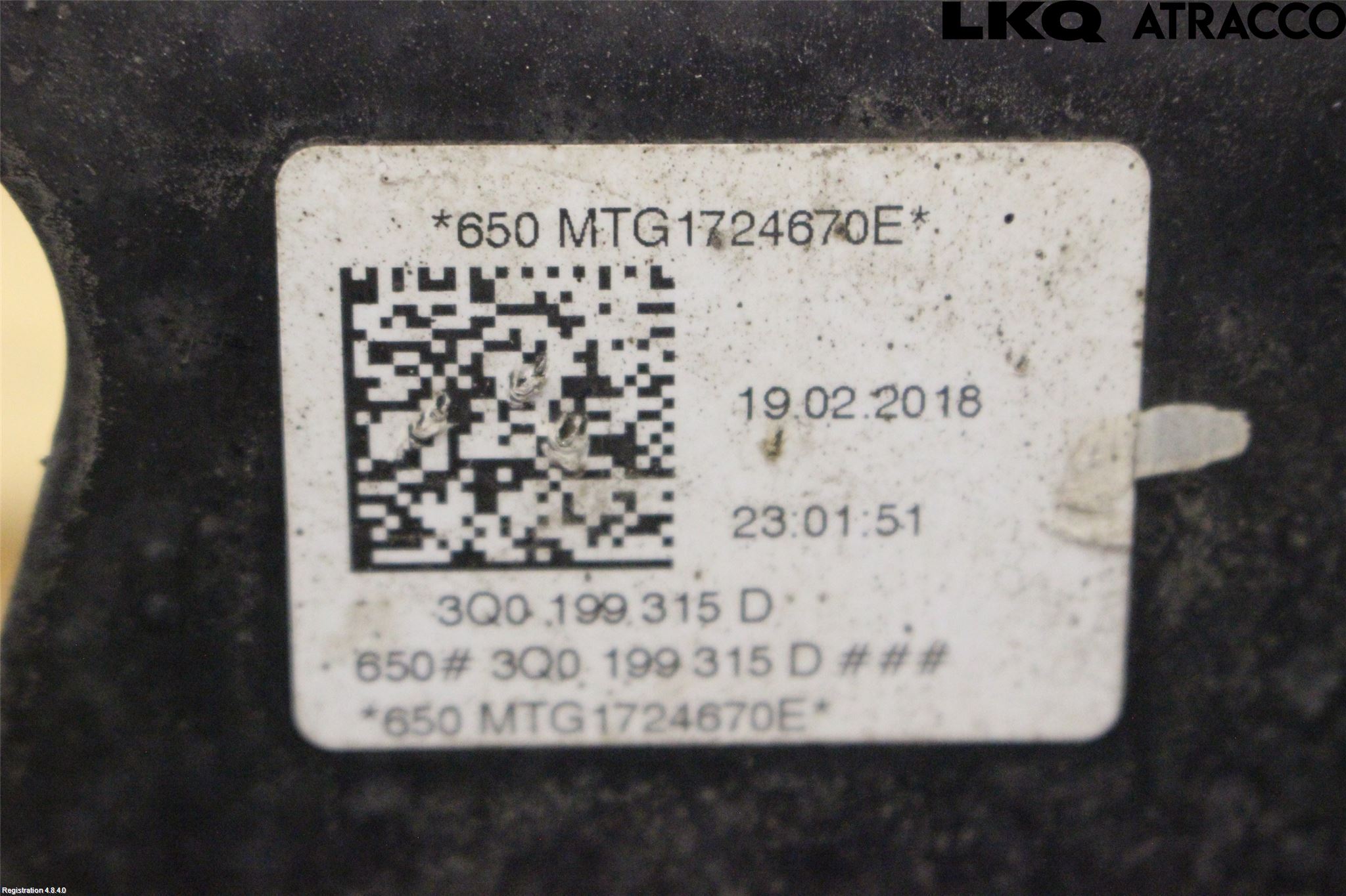 Volkswagen VW TIGUAN 16-24 Forstillingsbjelke(Tvergående)