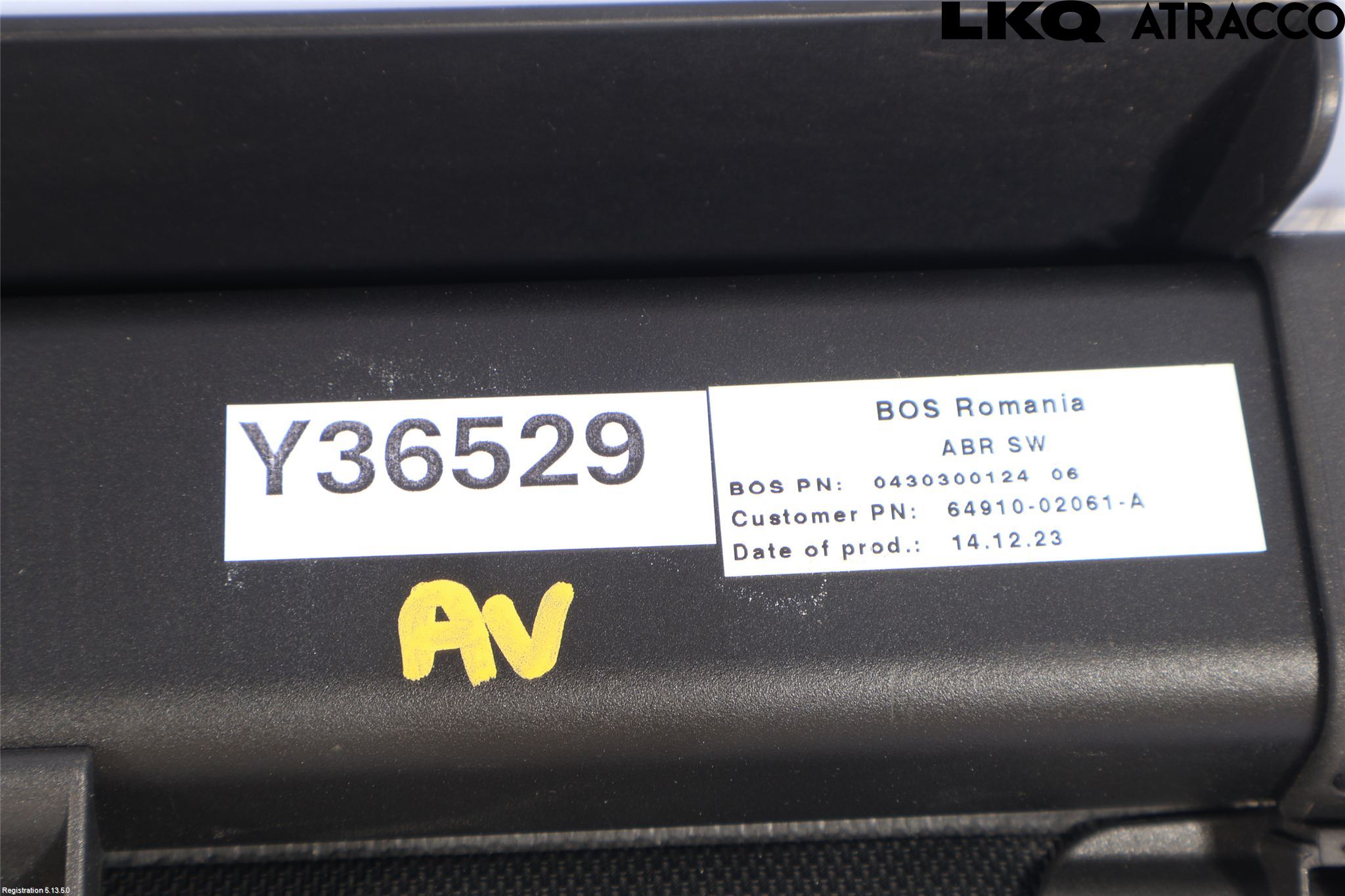 Toyota COROLLA 19- Innr Innsyn Beskytelse Stv