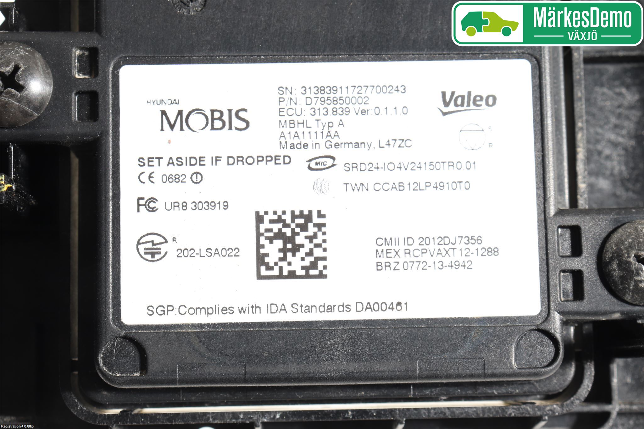 Hyundai TUCSON 05- Sensor Kollisjonsbeskyttelse