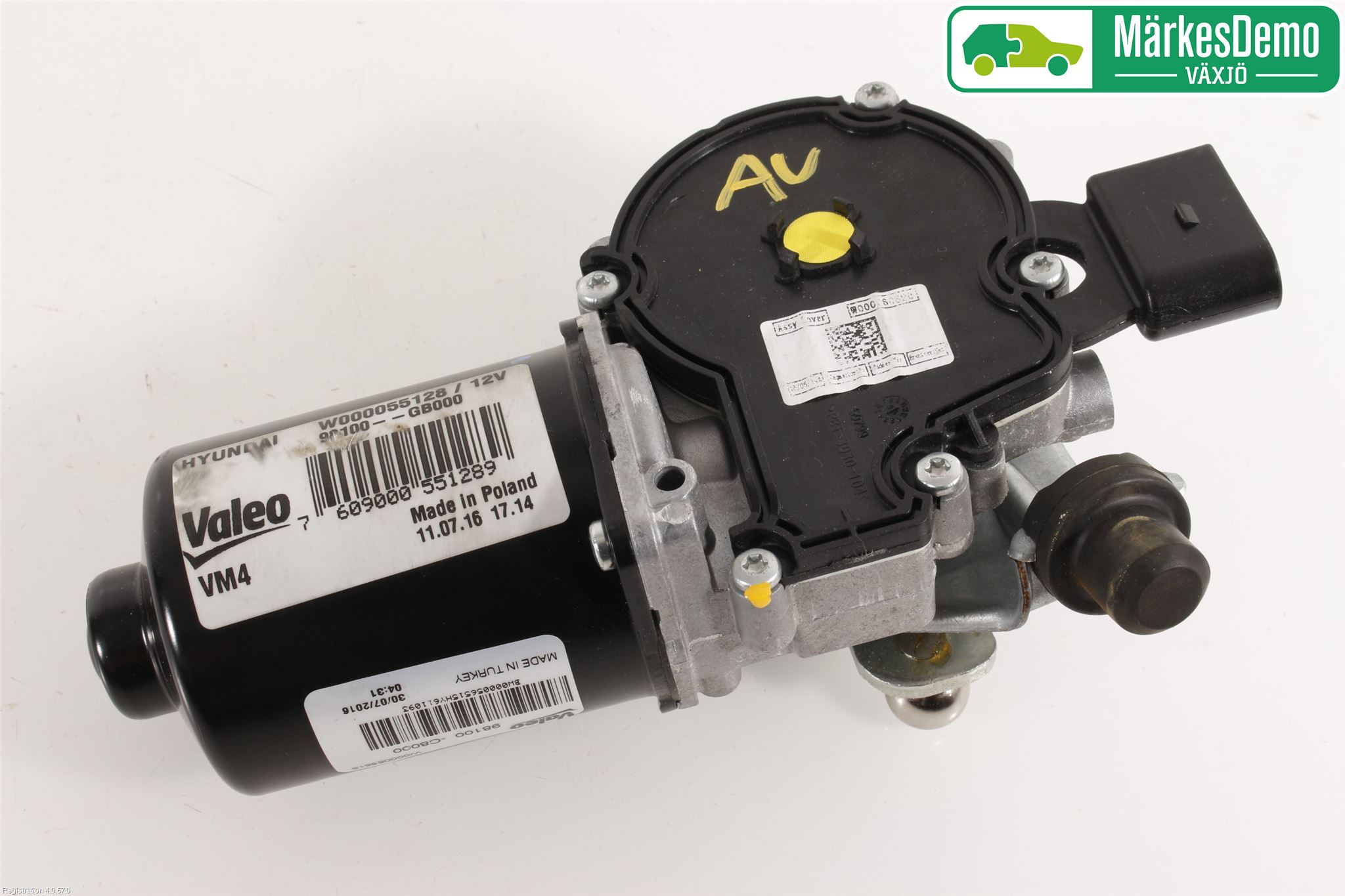 Hyundai i20 GB 15-20 Viskermotor Frontrute