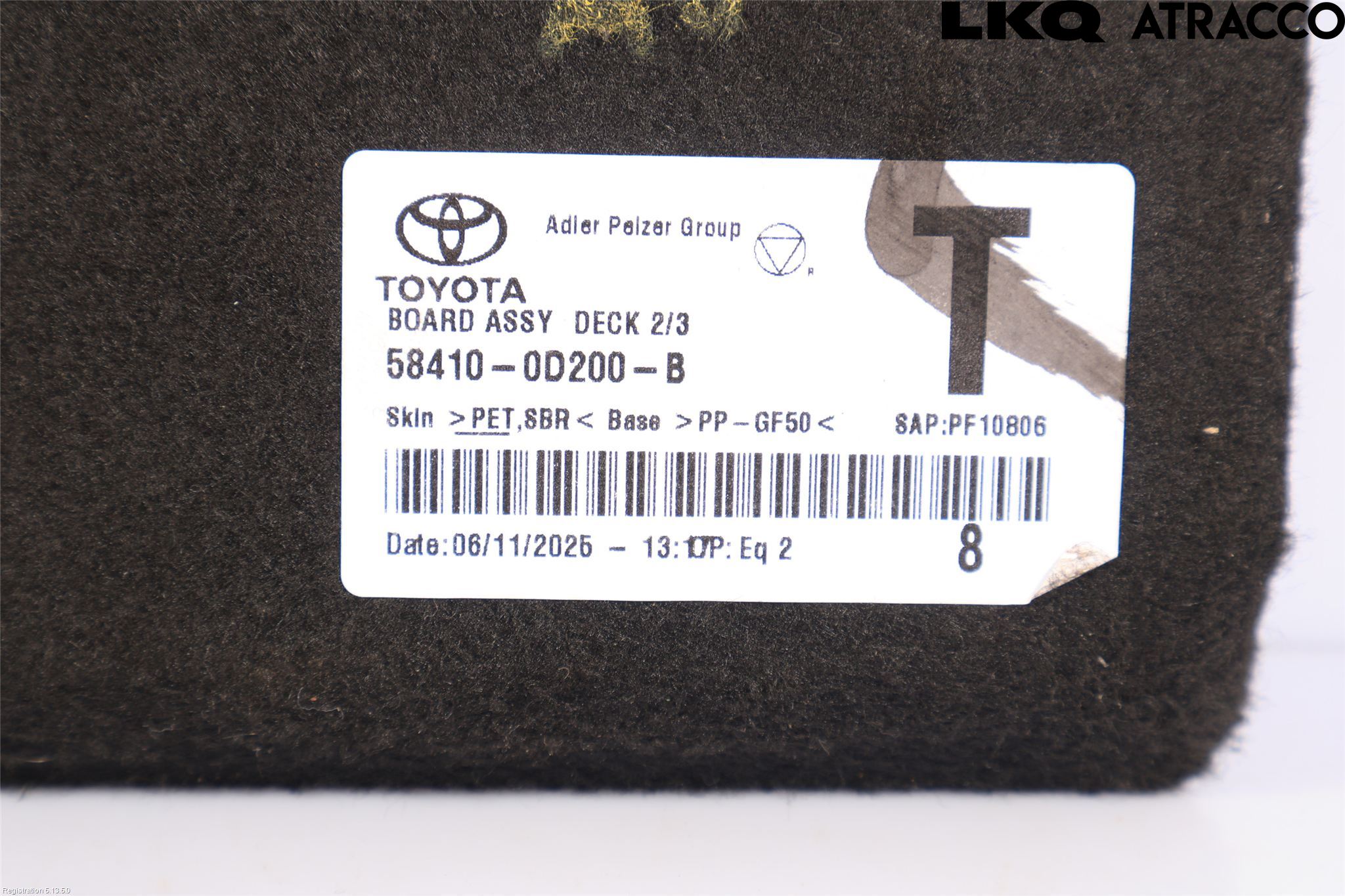 Toyota YARIS CROSS XP21 21- Bakluke Bun (Utgår 5023)