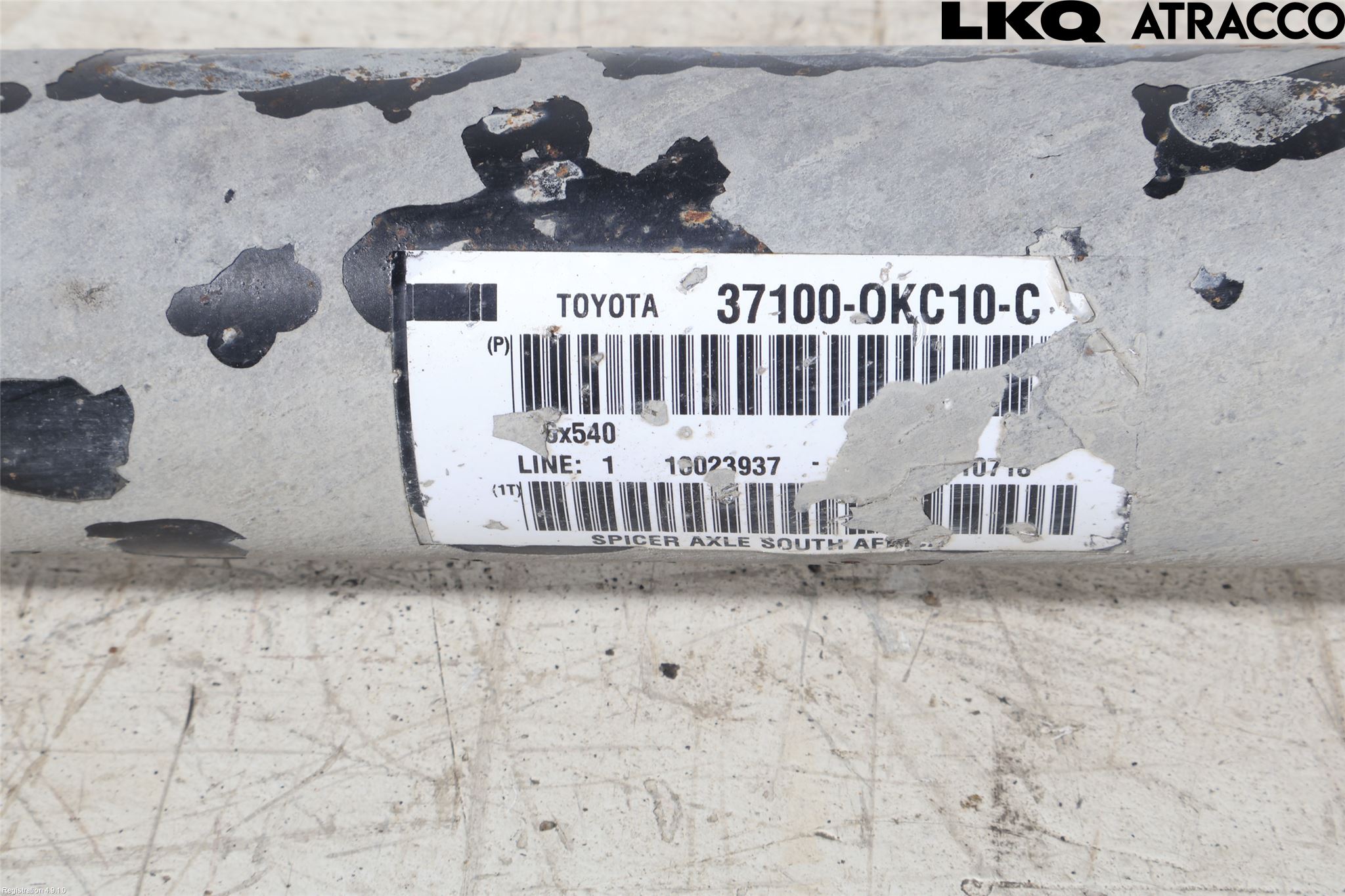 Toyota HILUX 16- Mellomaksel Kompl