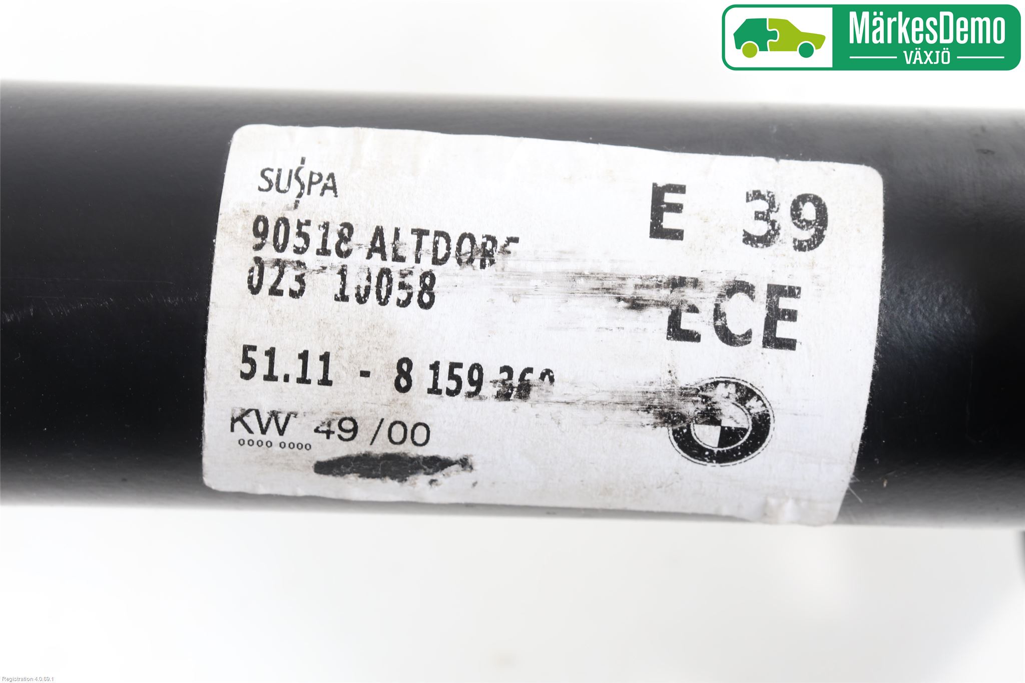BMW 5 E39 95-04 Støtfanger Foran Feste