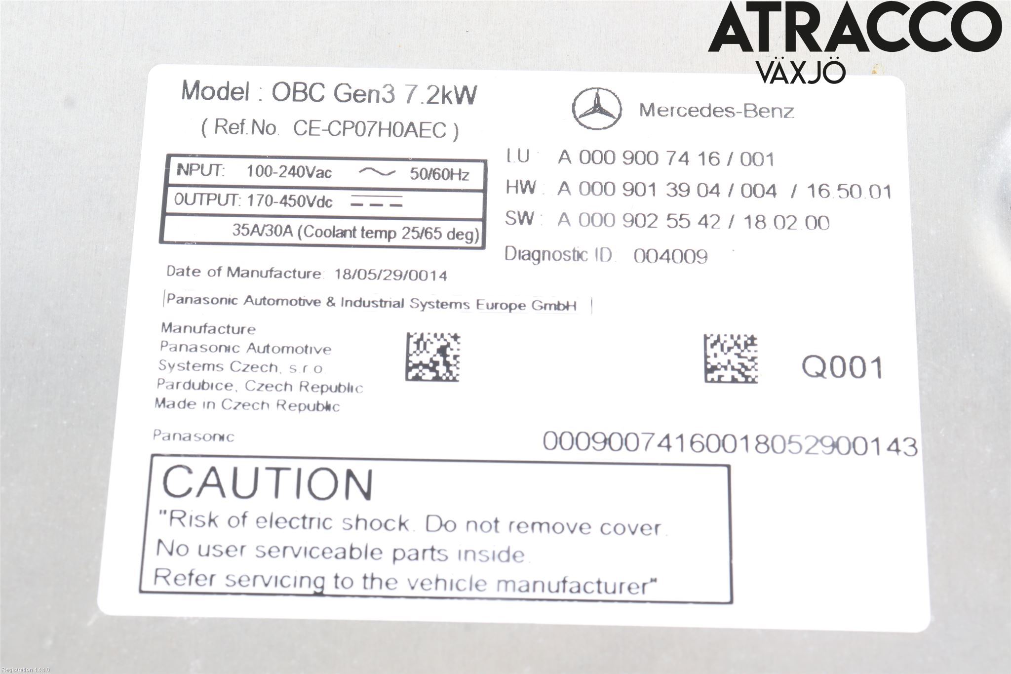 Mercedes-Benz MB E-KLASS (W213) 16-23 Batterilader Hybrid