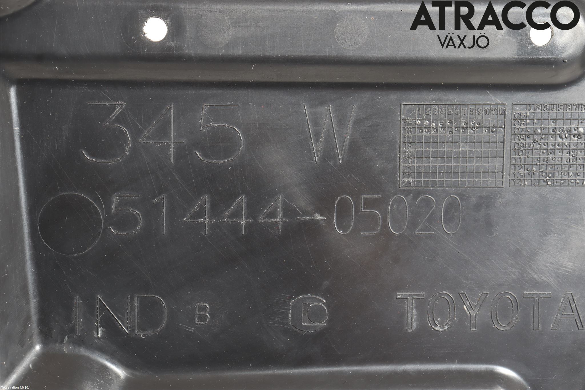 Toyota AURIS 13-19 Bunnplate U Motor-Gear-Dørk