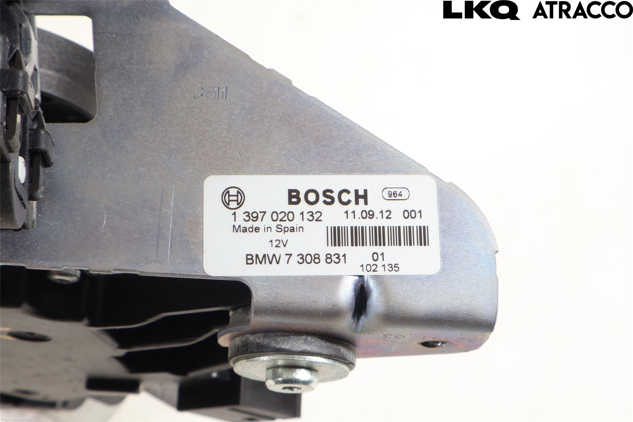 BMW 5 F10/F11/F18 09-17 Viskermotor Bakluke