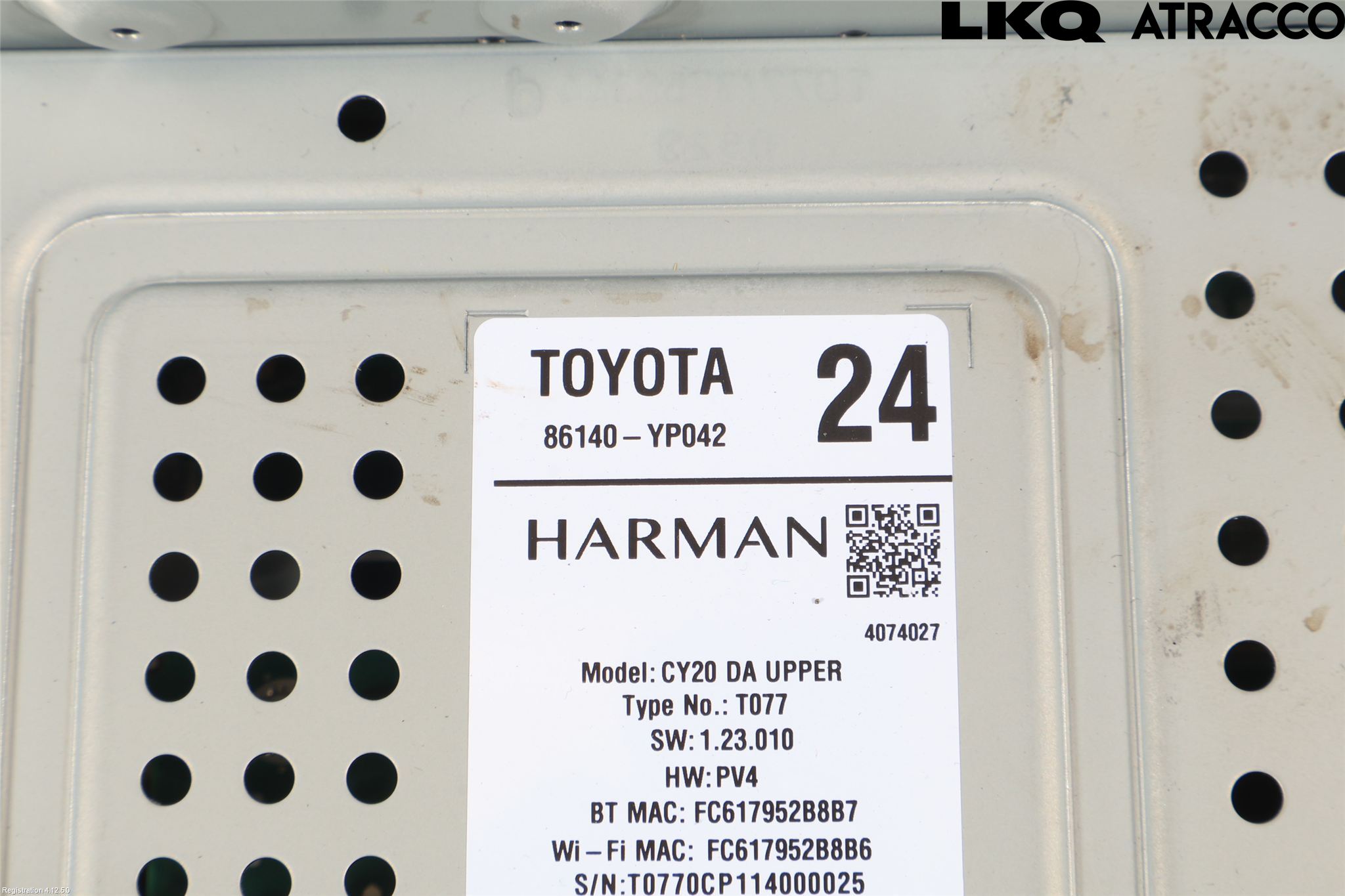 Toyota YARIS CROSS XP21 21- Stereo Radio Med Cd