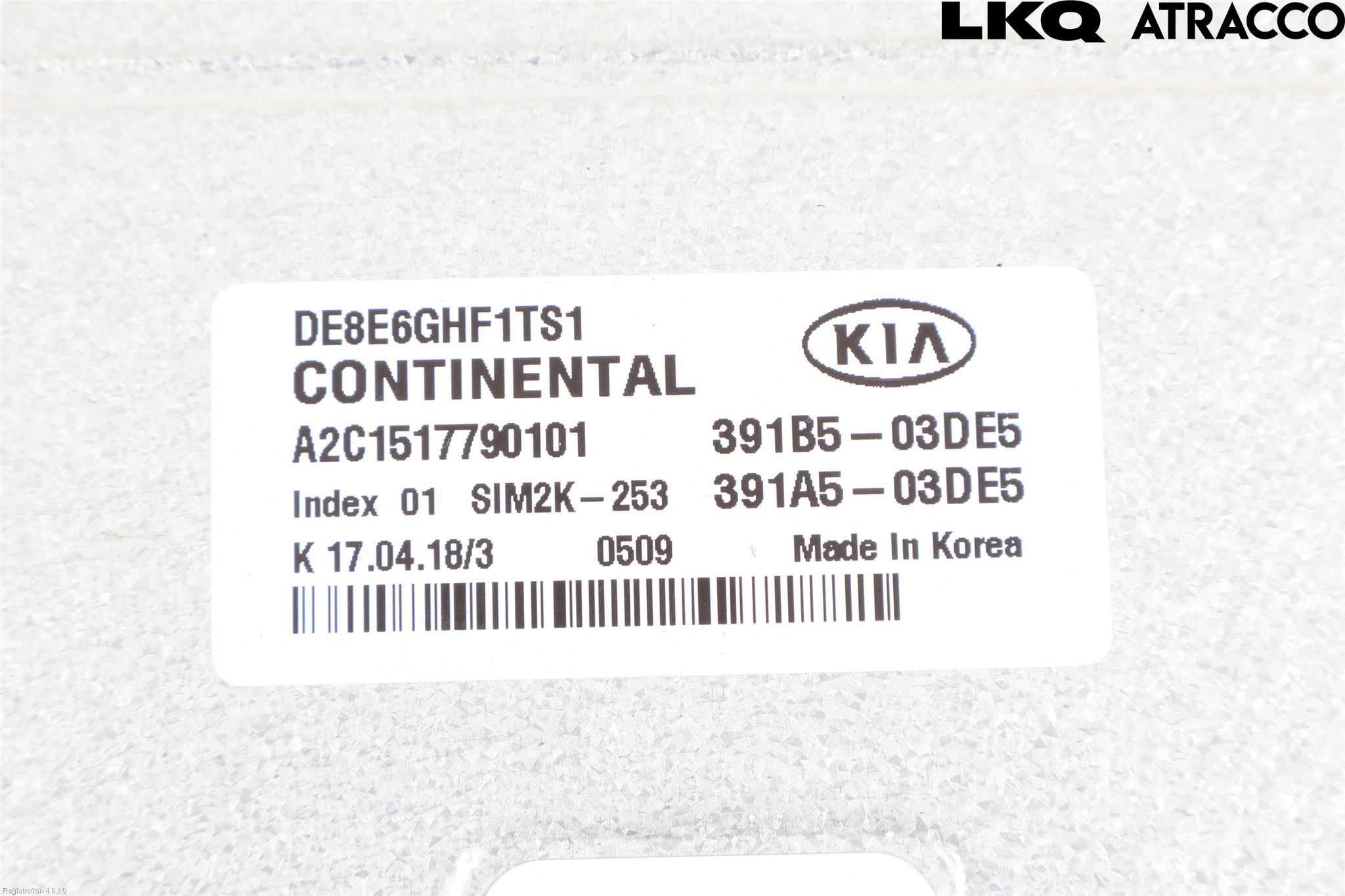Kia NIRO (DE) 17-22 Styreenhet Innsprøytning