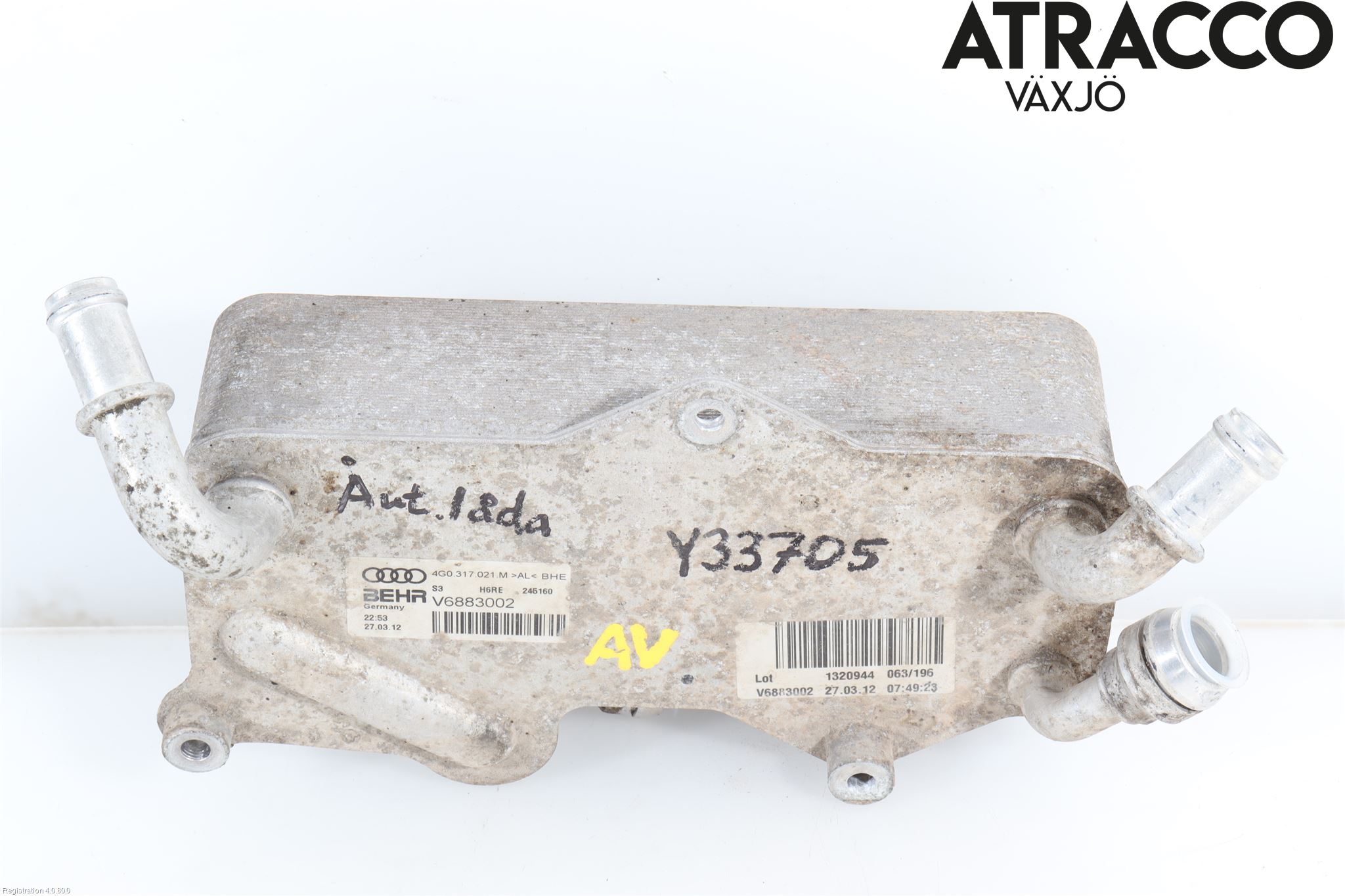 Audi A6/S6 4G 11-18 Radiator Oljekjøler Automatgea