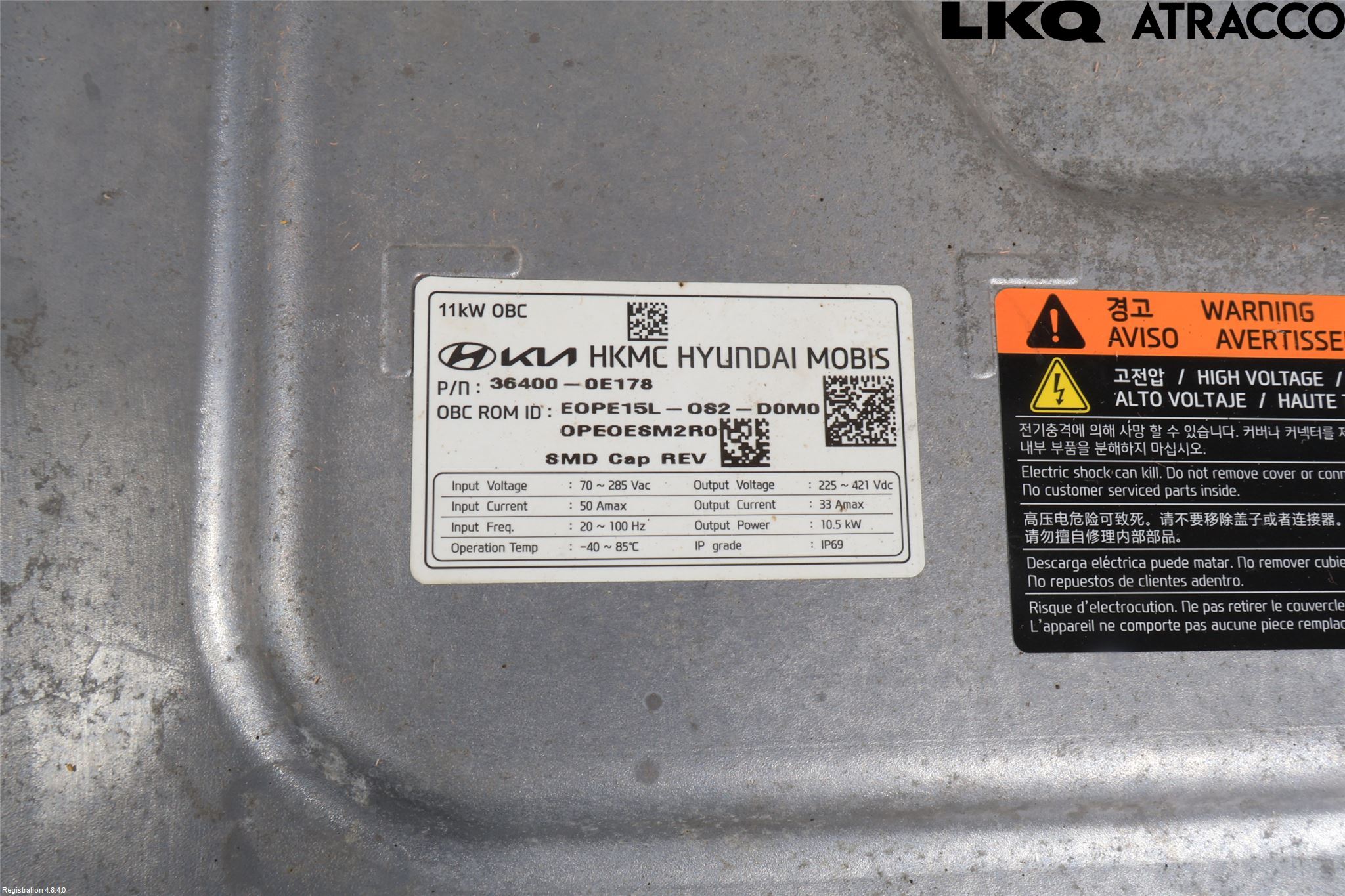 Hyundai KONA/ELECTRIC OS 18-23 Batterilader Hybrid